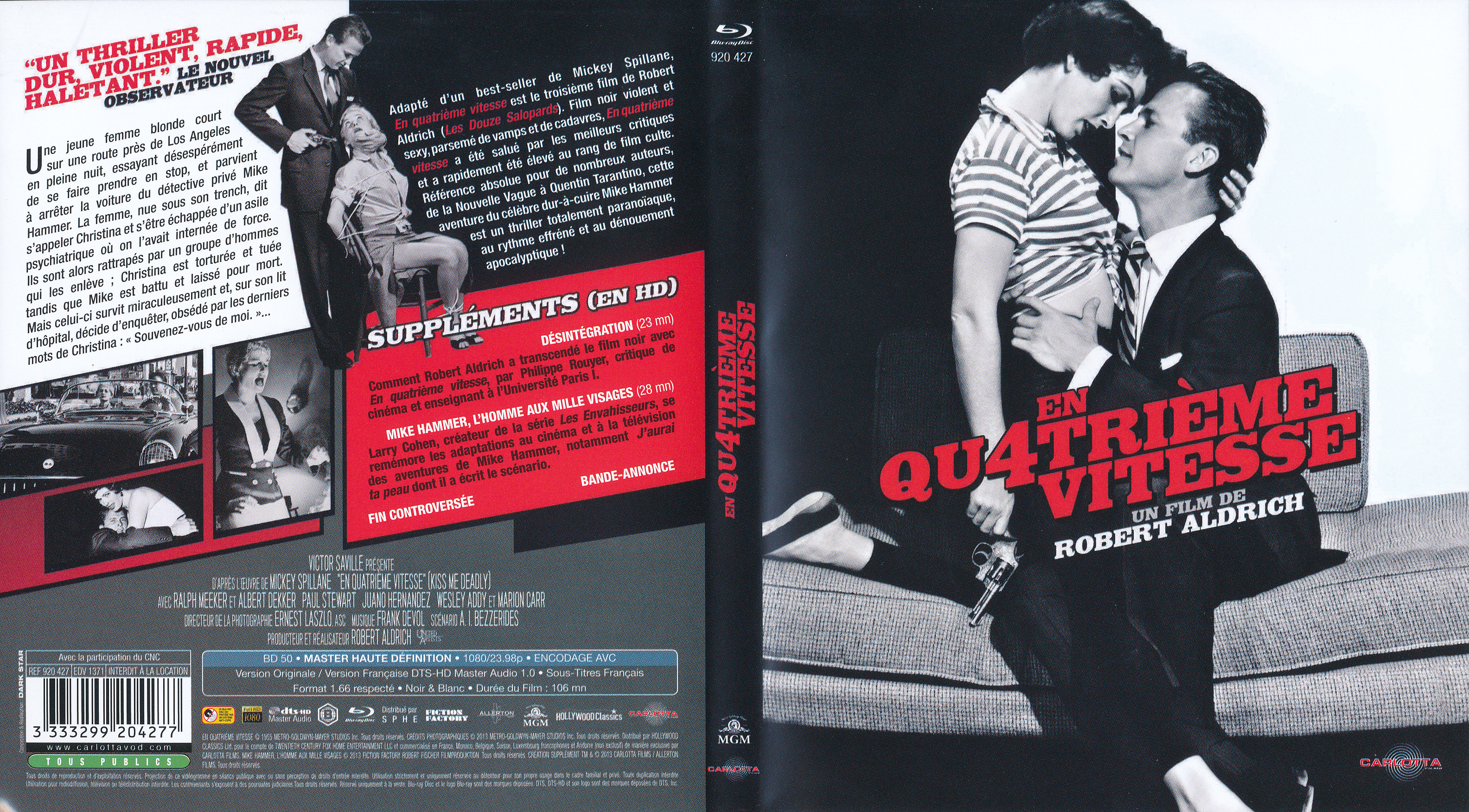 Jaquette DVD En Quatrime Vitesse (BLU-RAY)