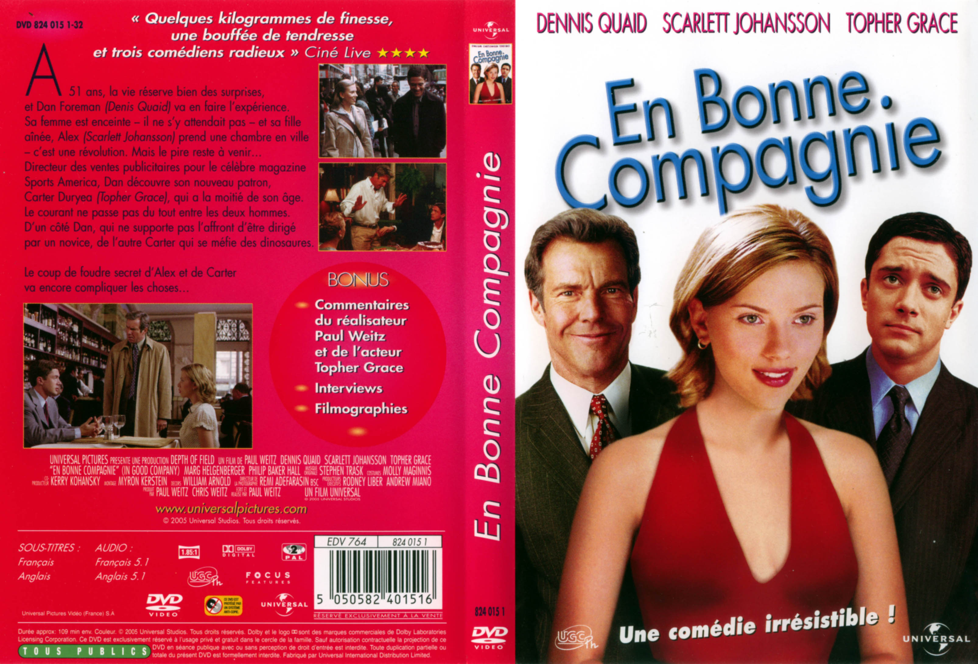 Jaquette DVD En bonne compagnie v3