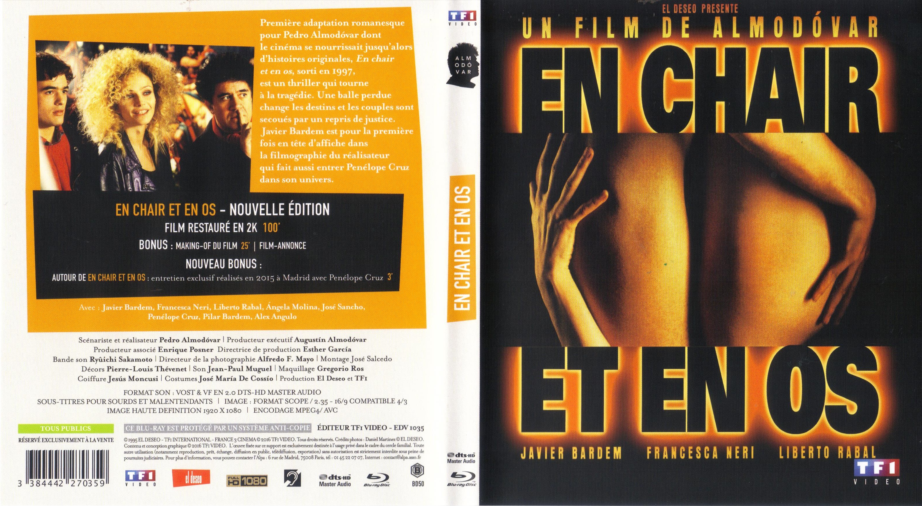 Jaquette DVD En chair et en os (BLU-RAY)