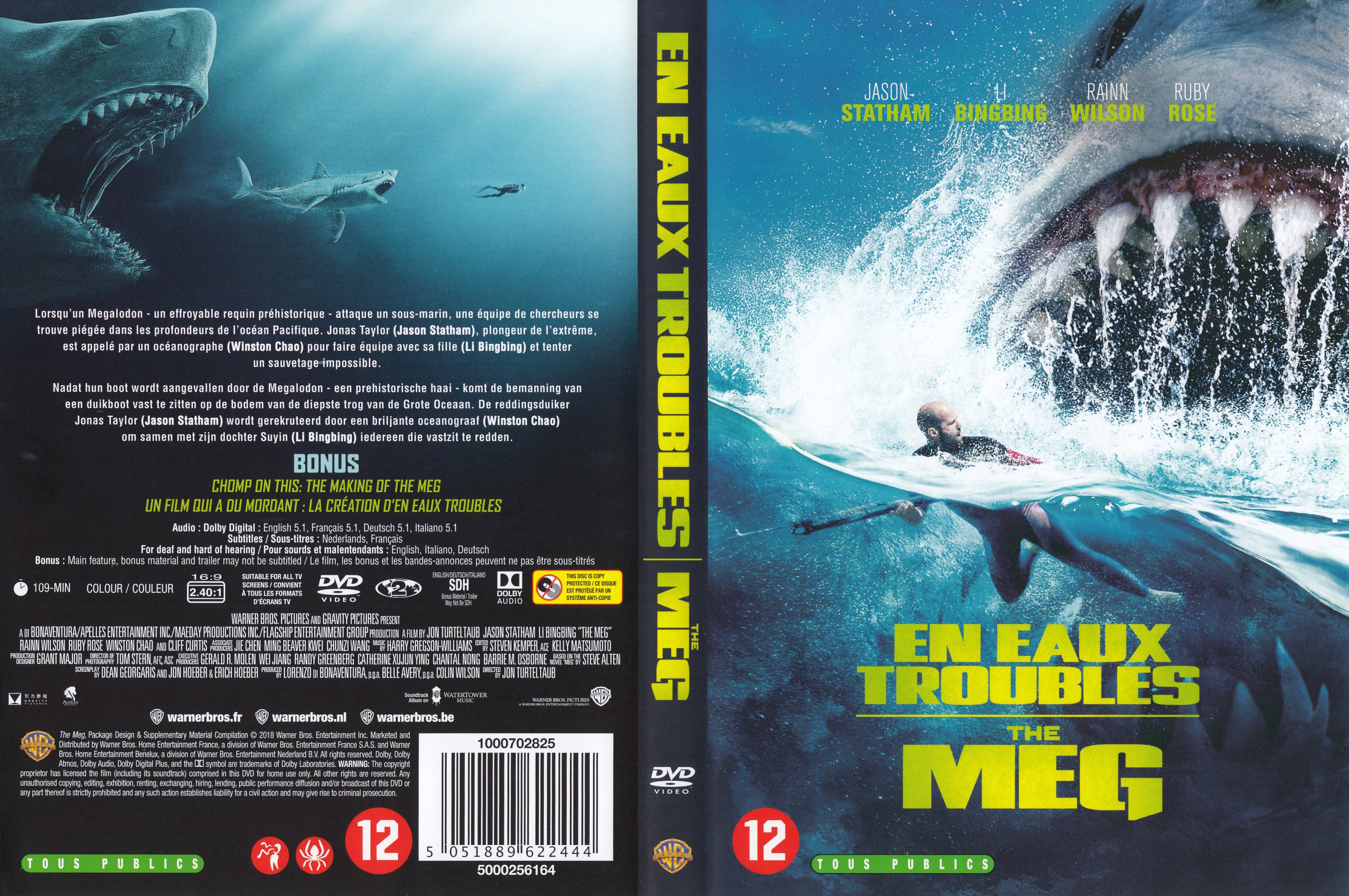 Jaquette DVD En eaux troubles (2018)
