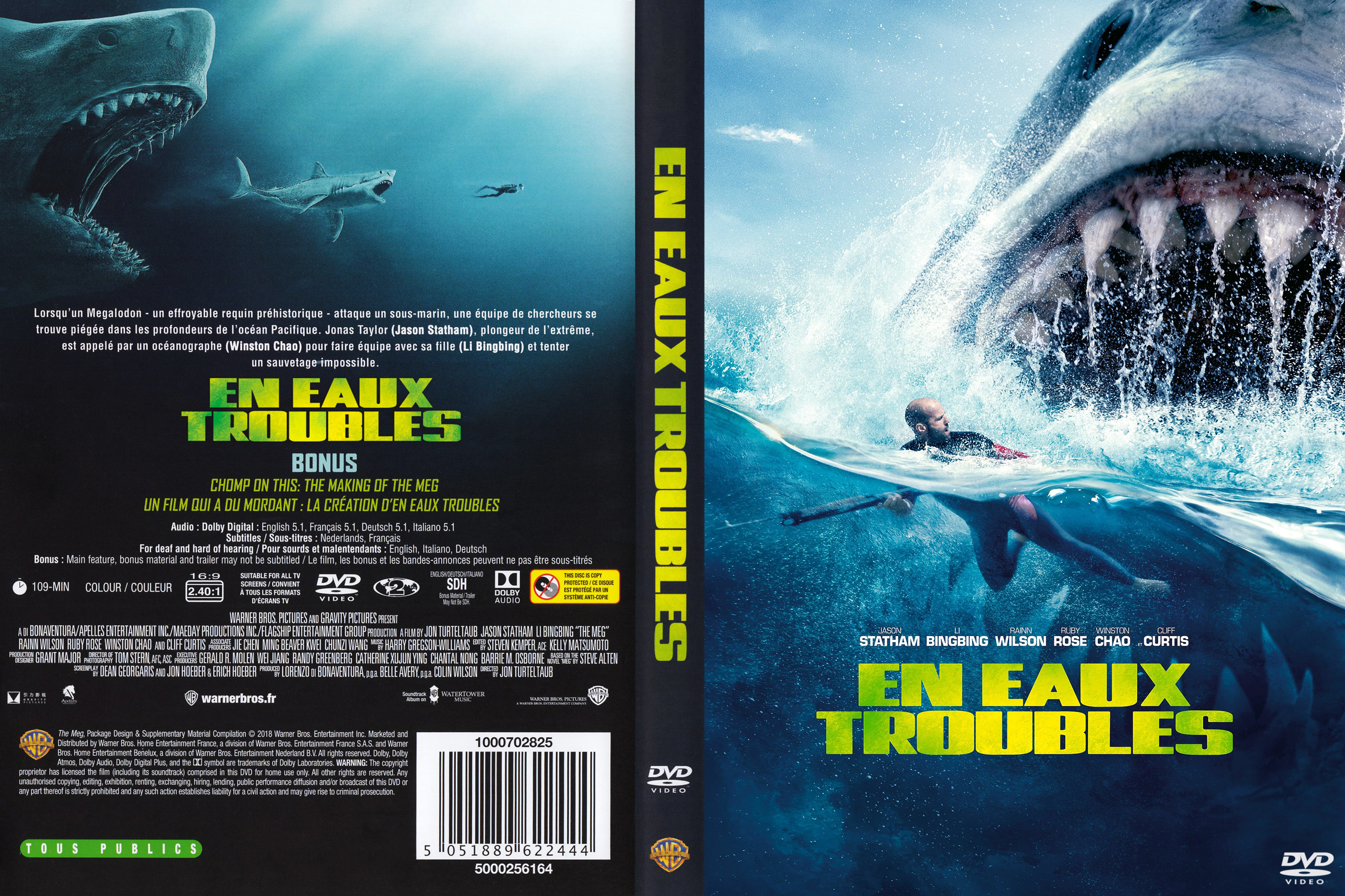 Jaquette DVD En eaux troubles (2018) custom