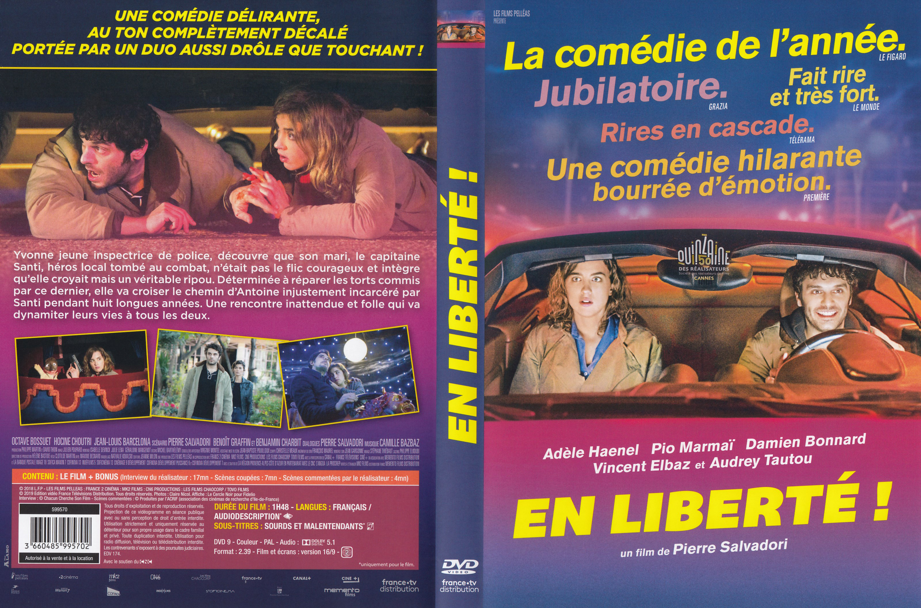Jaquette DVD En liberte !