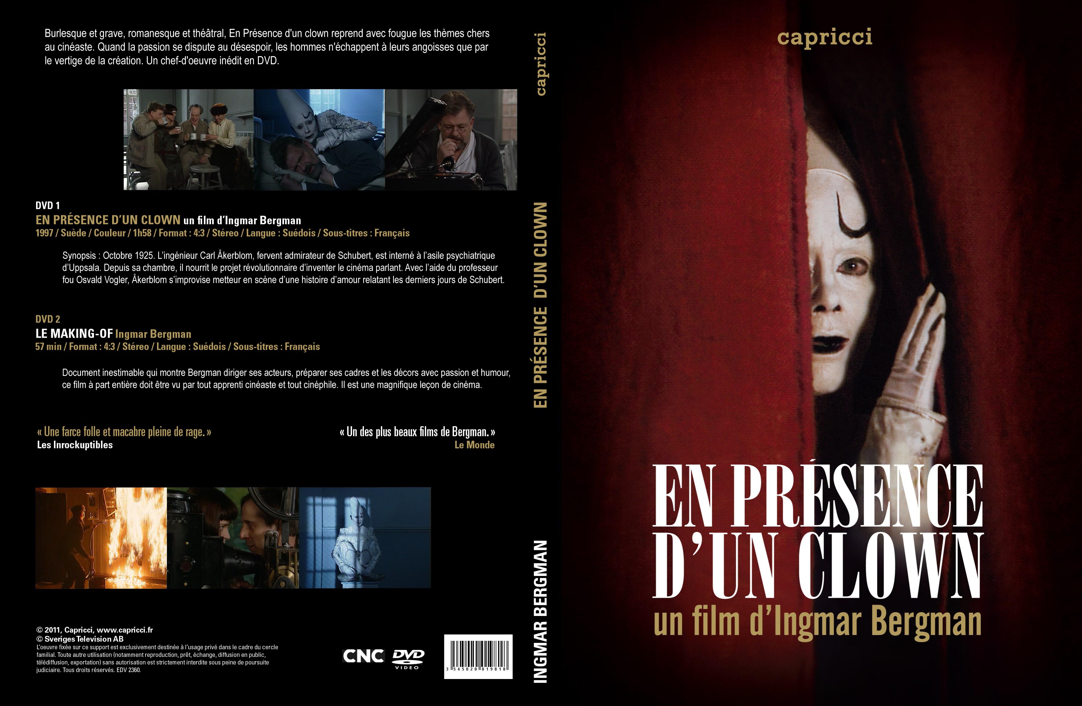 Jaquette DVD En prsence d