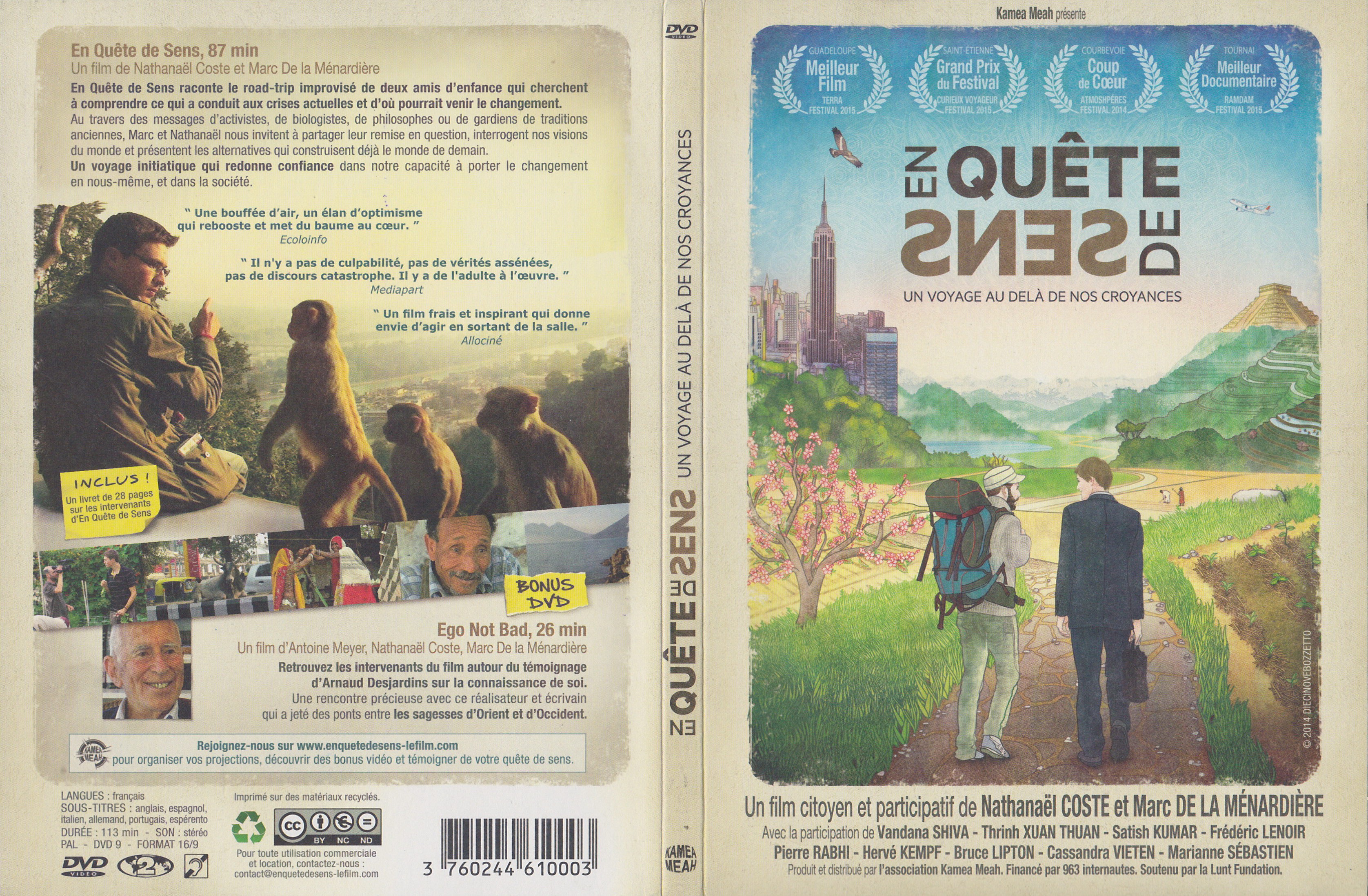 Jaquette DVD En quete de sens