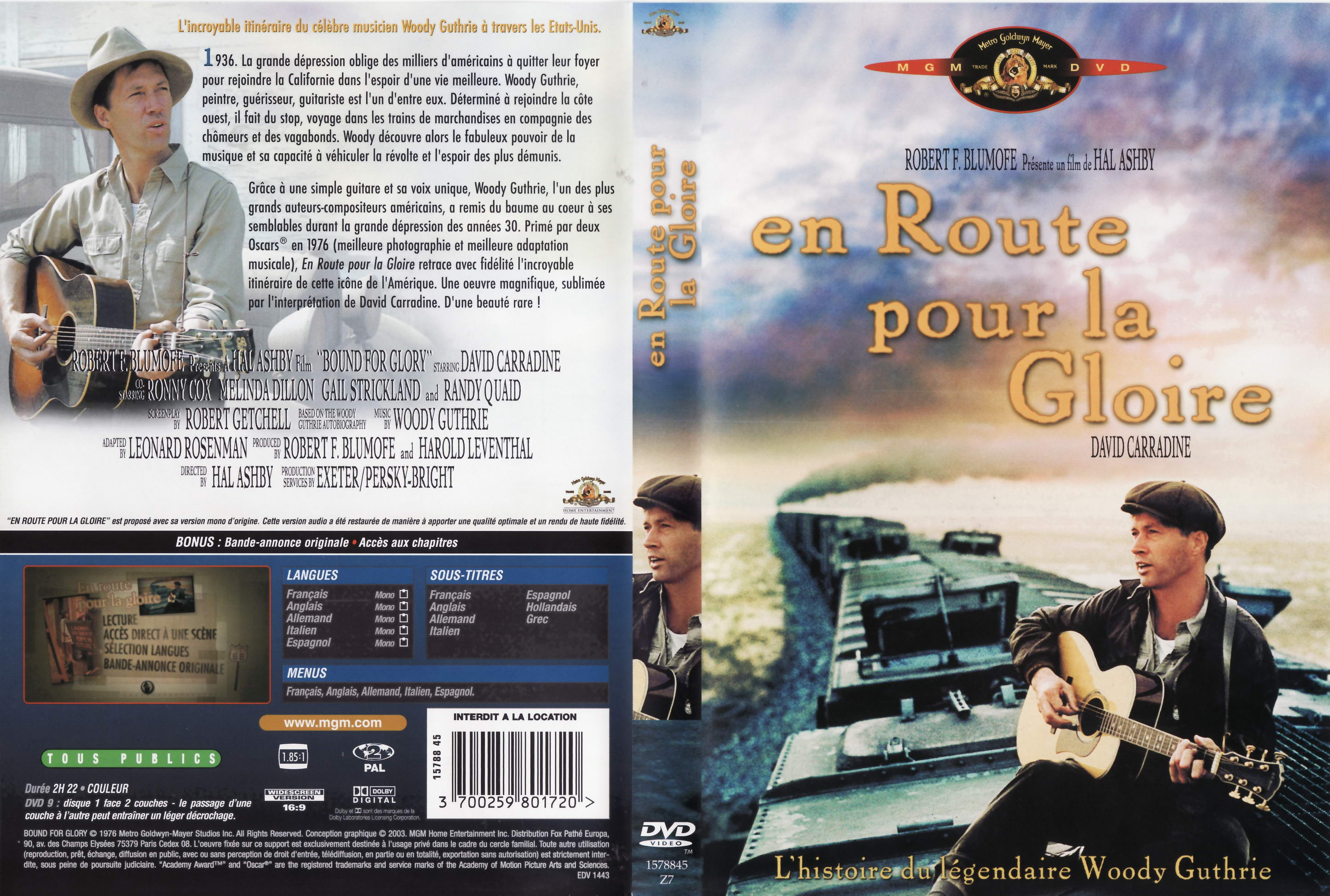 Jaquette DVD En route pour la gloire