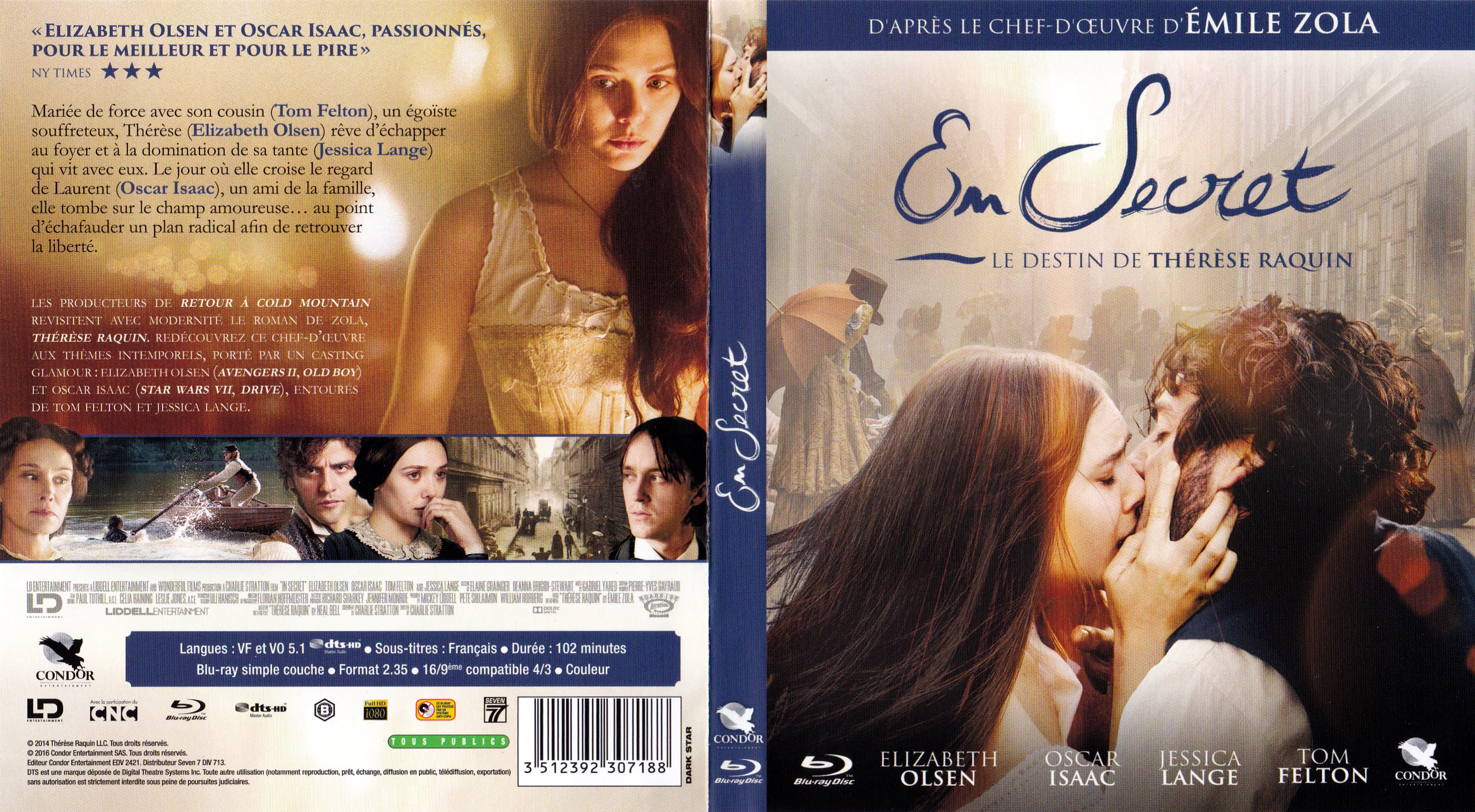Jaquette DVD En secret (BLU-RAY)