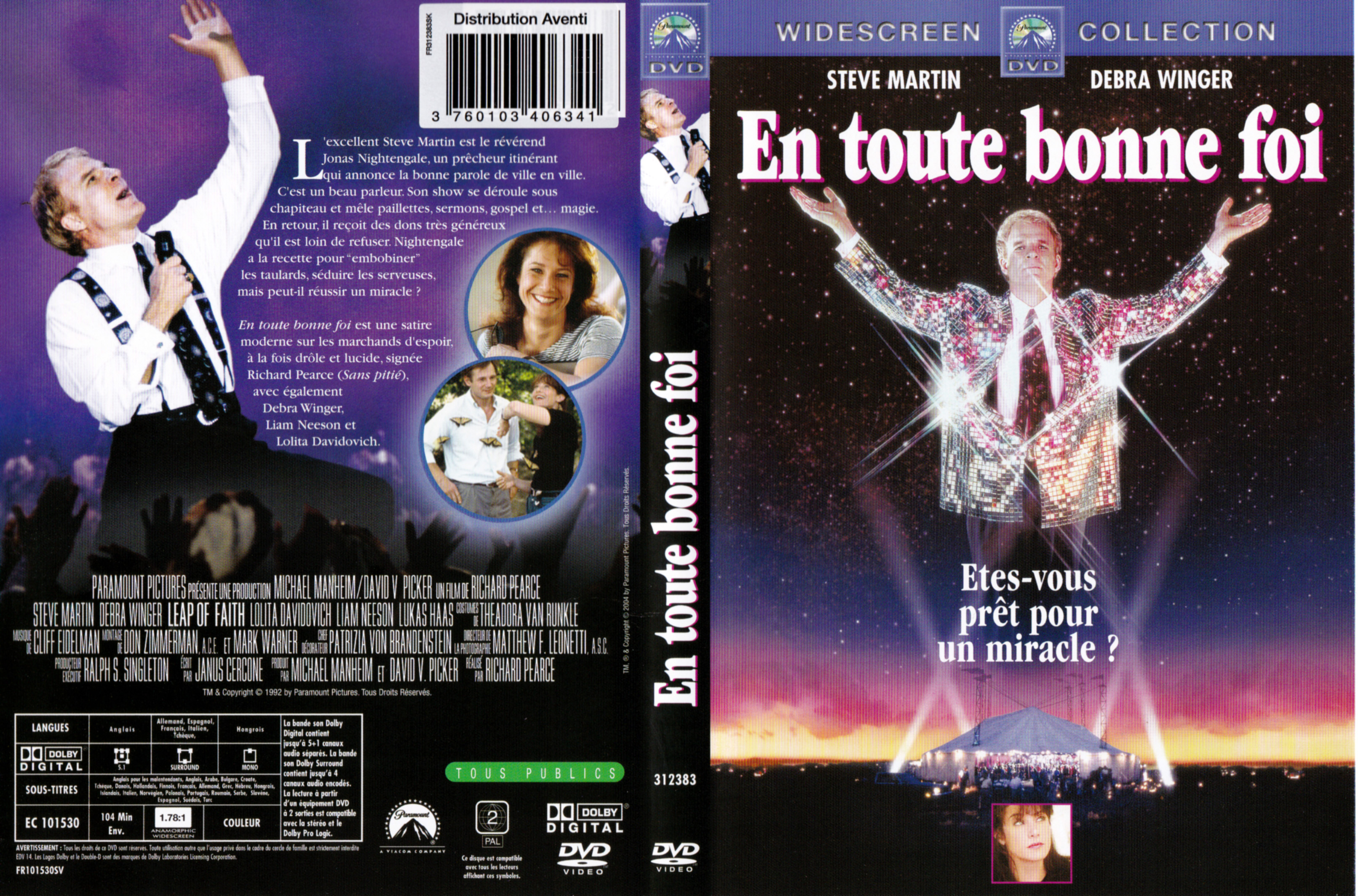 Jaquette DVD En toute bonne foi