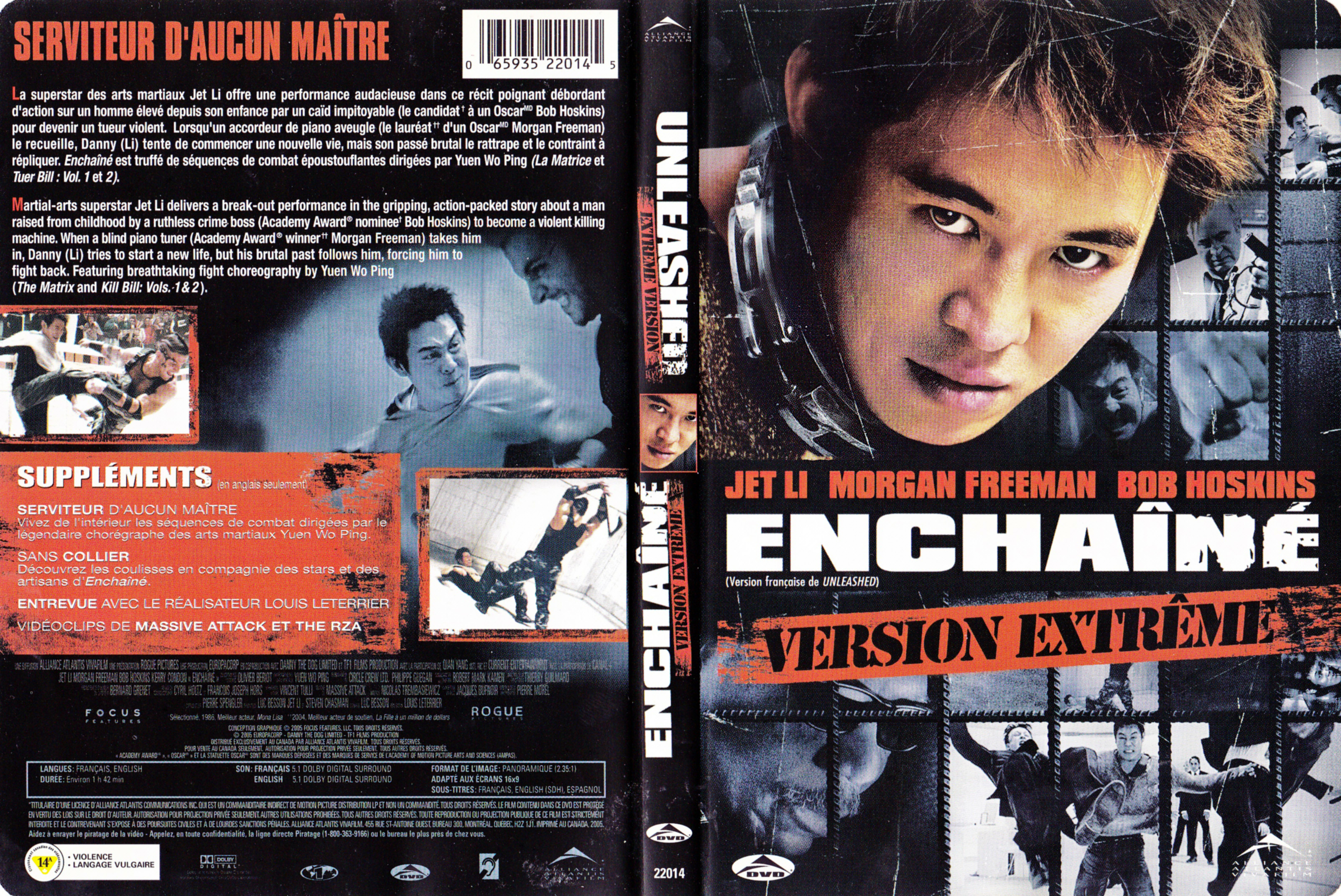Jaquette DVD Enchain - Unleasher (Canadienne)