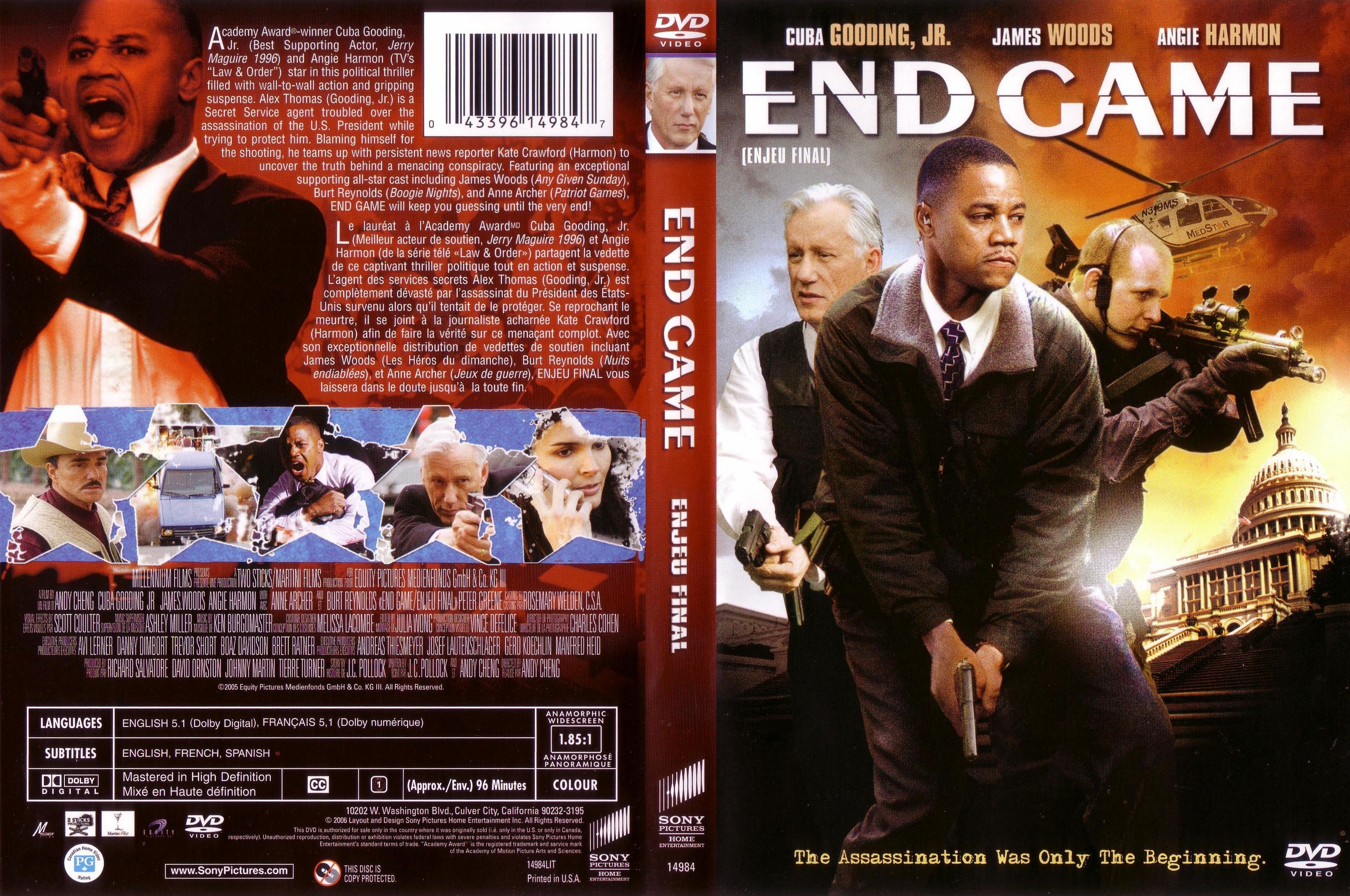 Jaquette DVD End game
