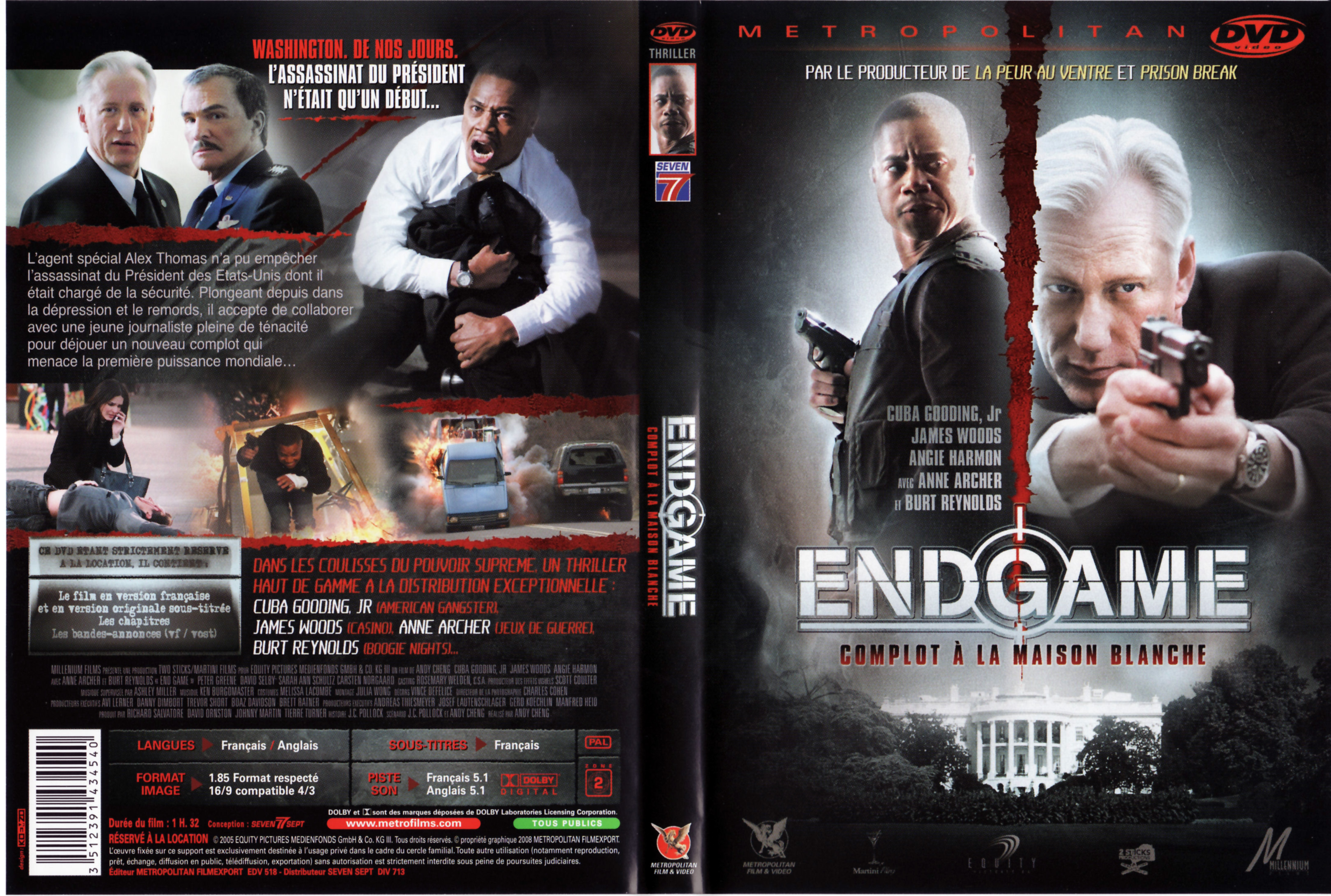 Jaquette DVD End game v2