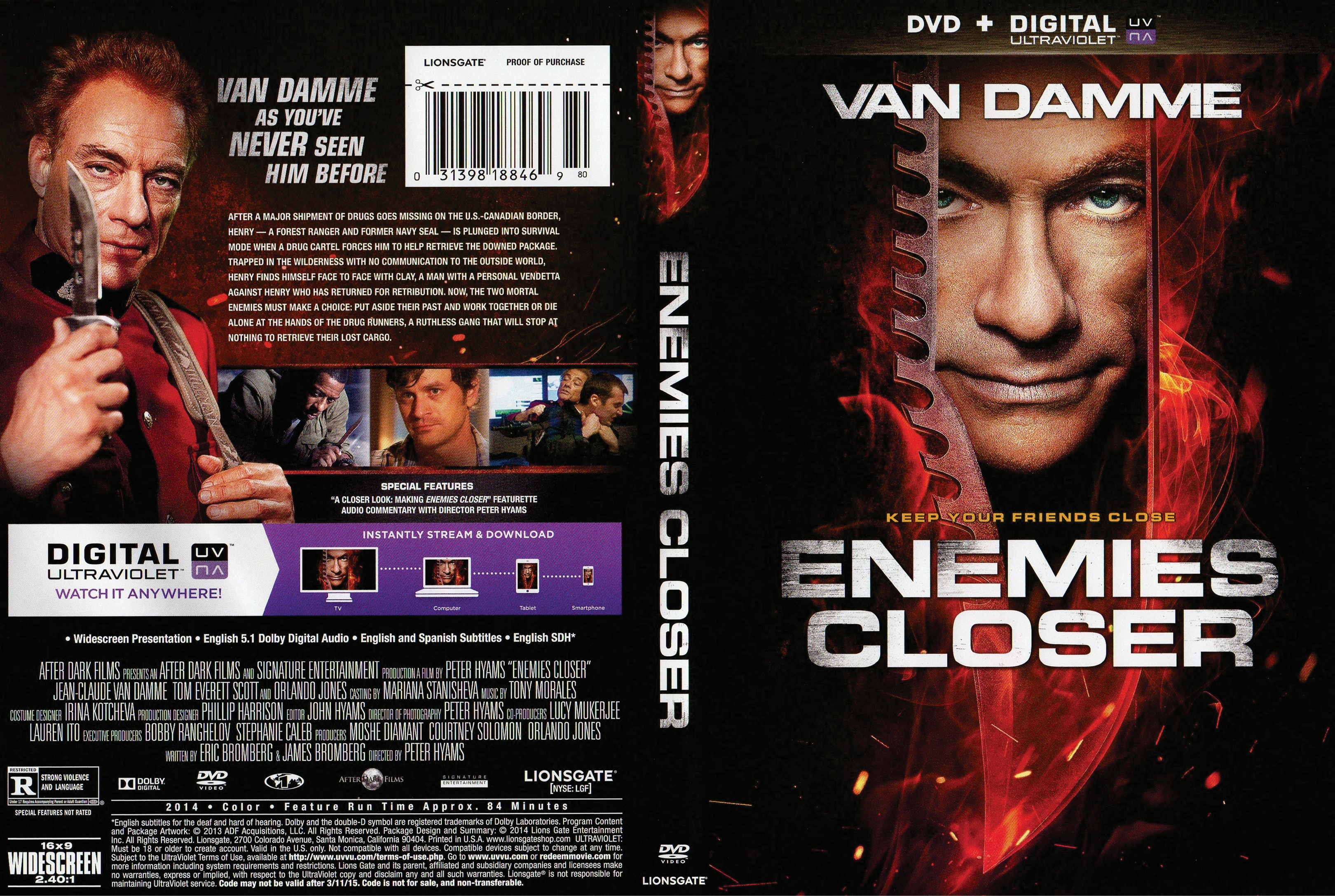 Jaquette DVD Enemies Closer Zone 1