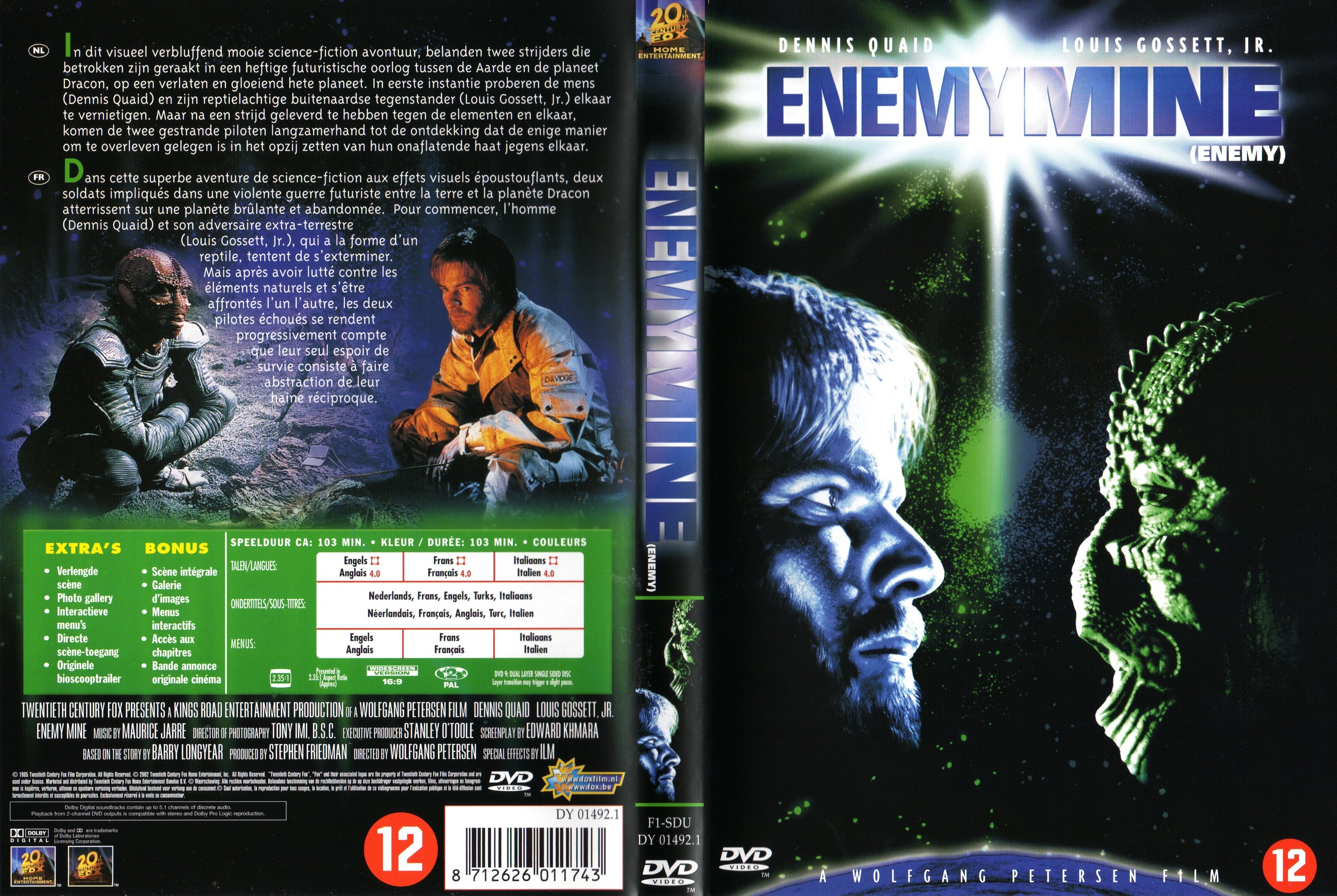 Jaquette DVD Enemy Mine