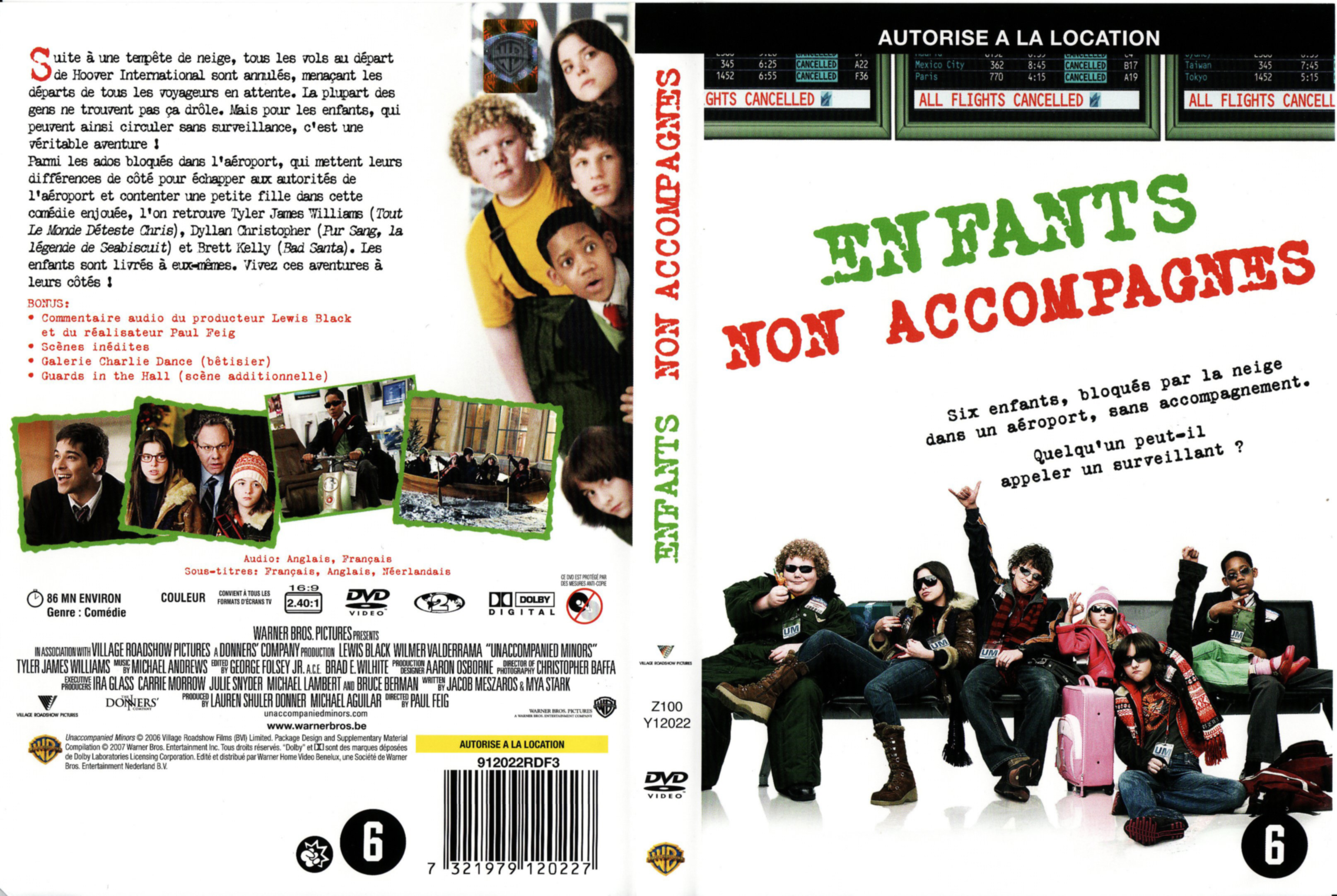 Jaquette DVD Enfants non accompagns