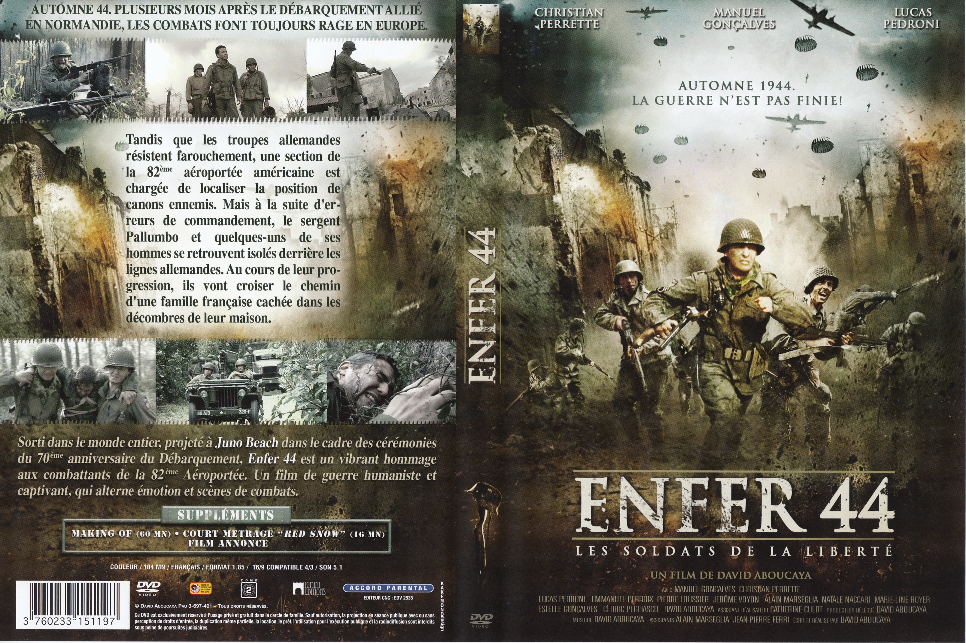 Jaquette DVD Enfer 44