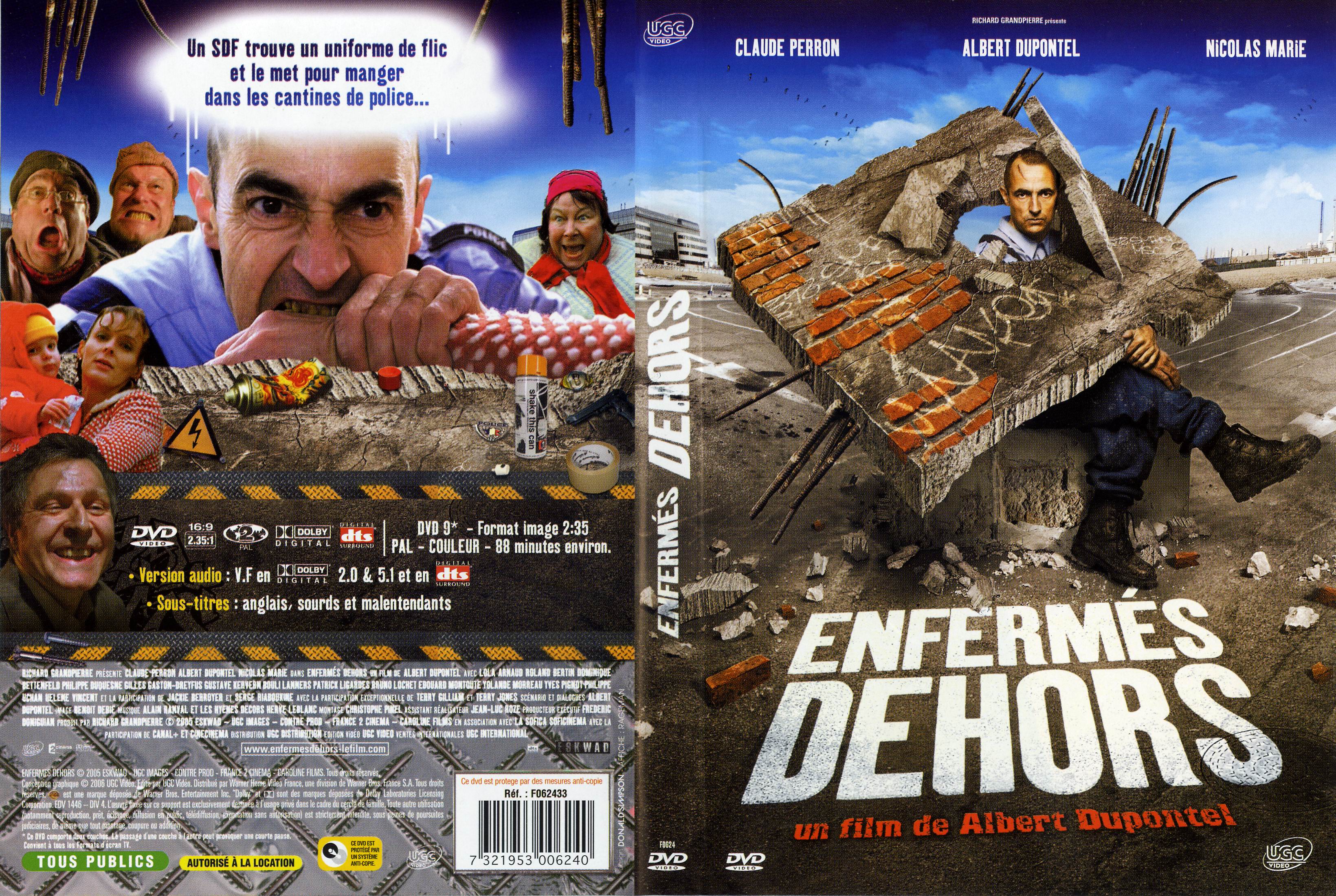 Jaquette DVD Enferms dehors