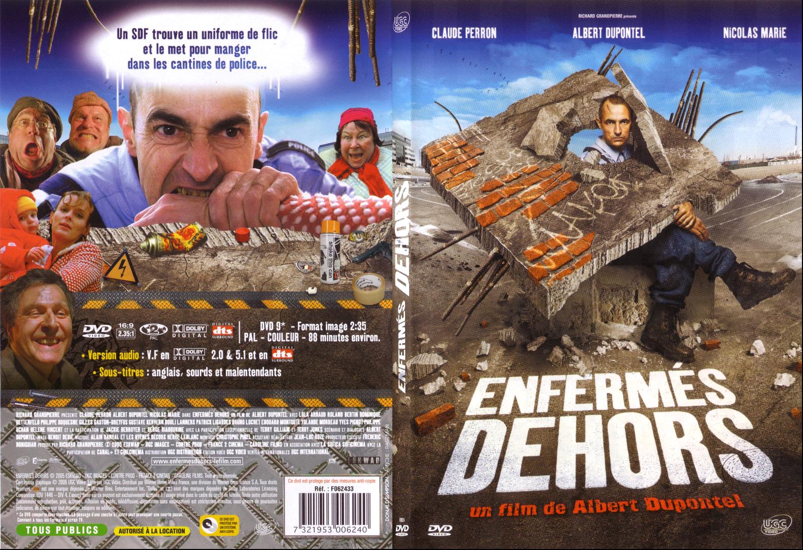 Jaquette DVD Enferms dehors - SLIM