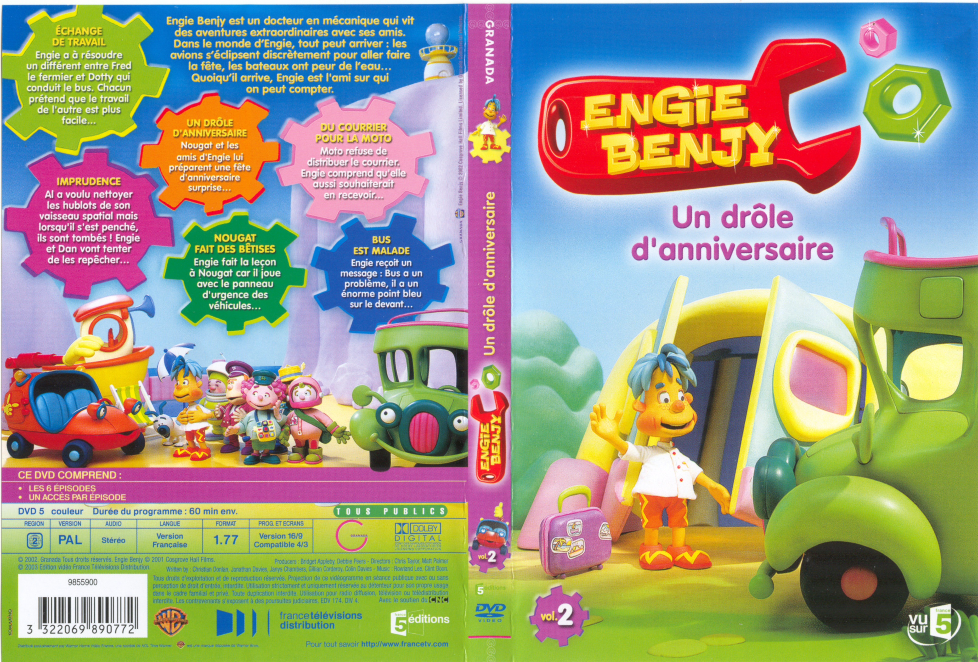 Jaquette DVD Engie benjy vol 02