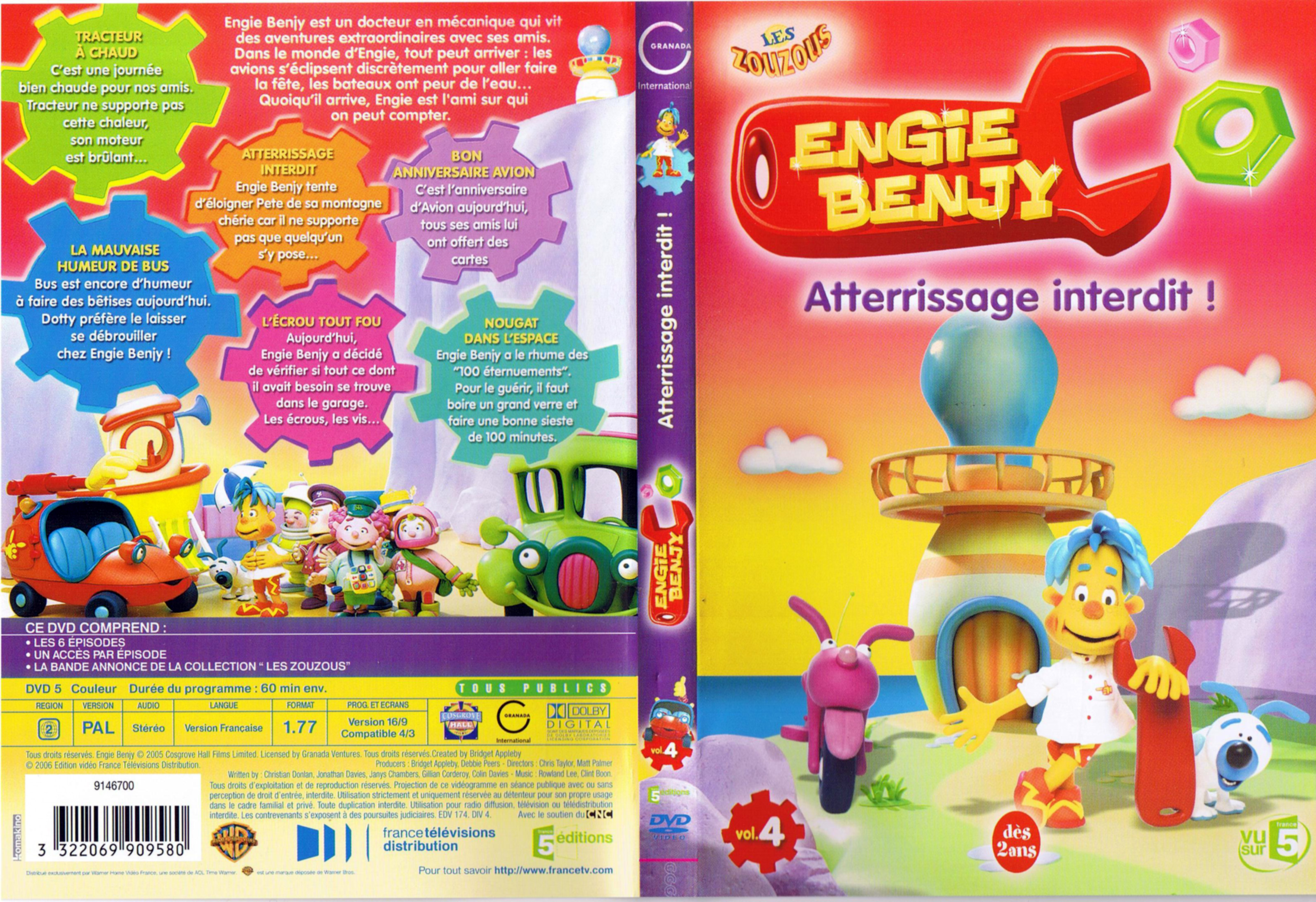 Jaquette DVD Engie benjy vol 04