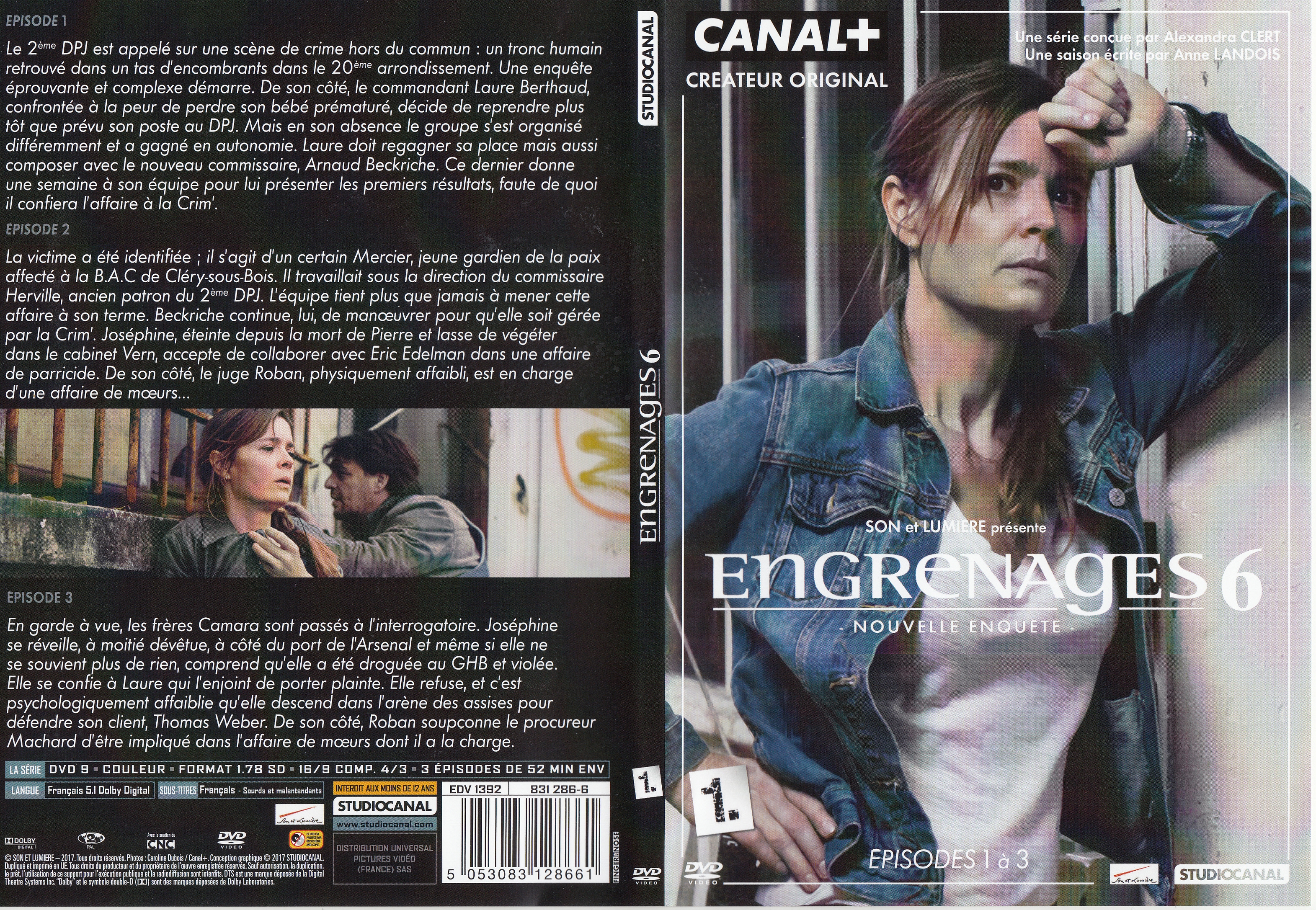 Jaquette DVD Engrenages saison 6 DVD 1