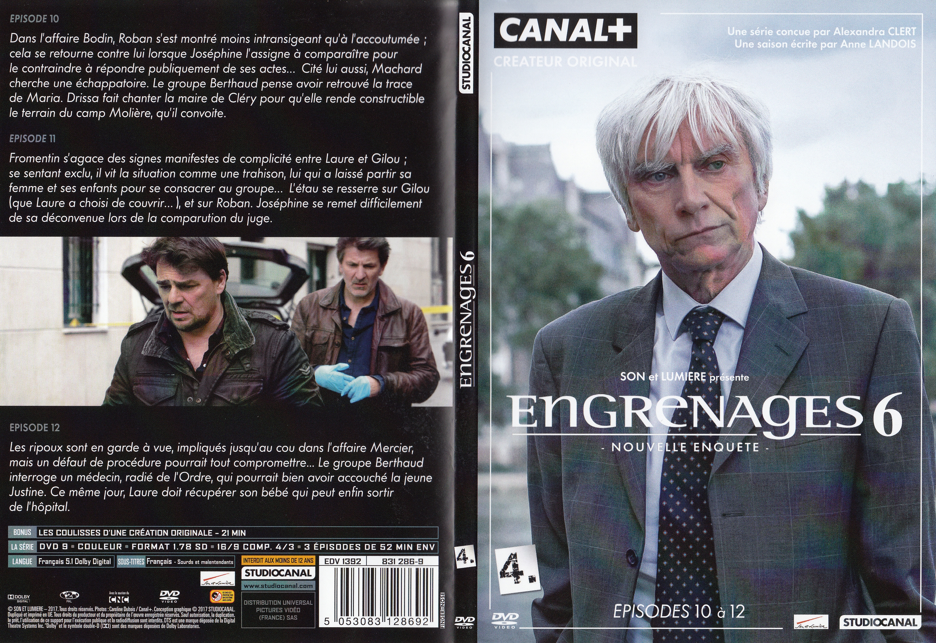 Jaquette DVD Engrenages saison 6 DVD 4