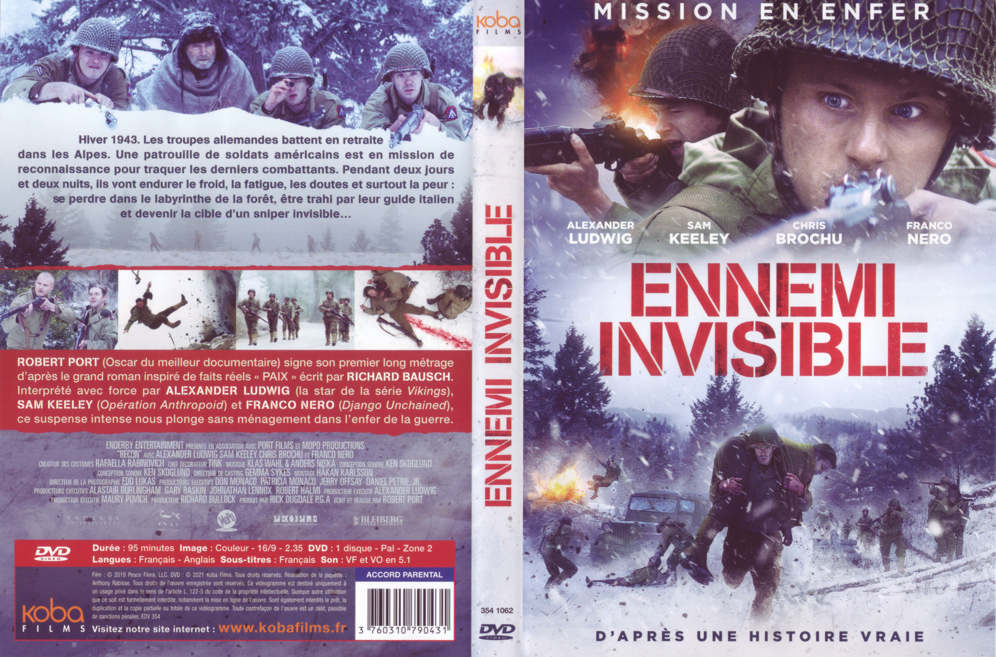 Jaquette DVD Ennemi invisible