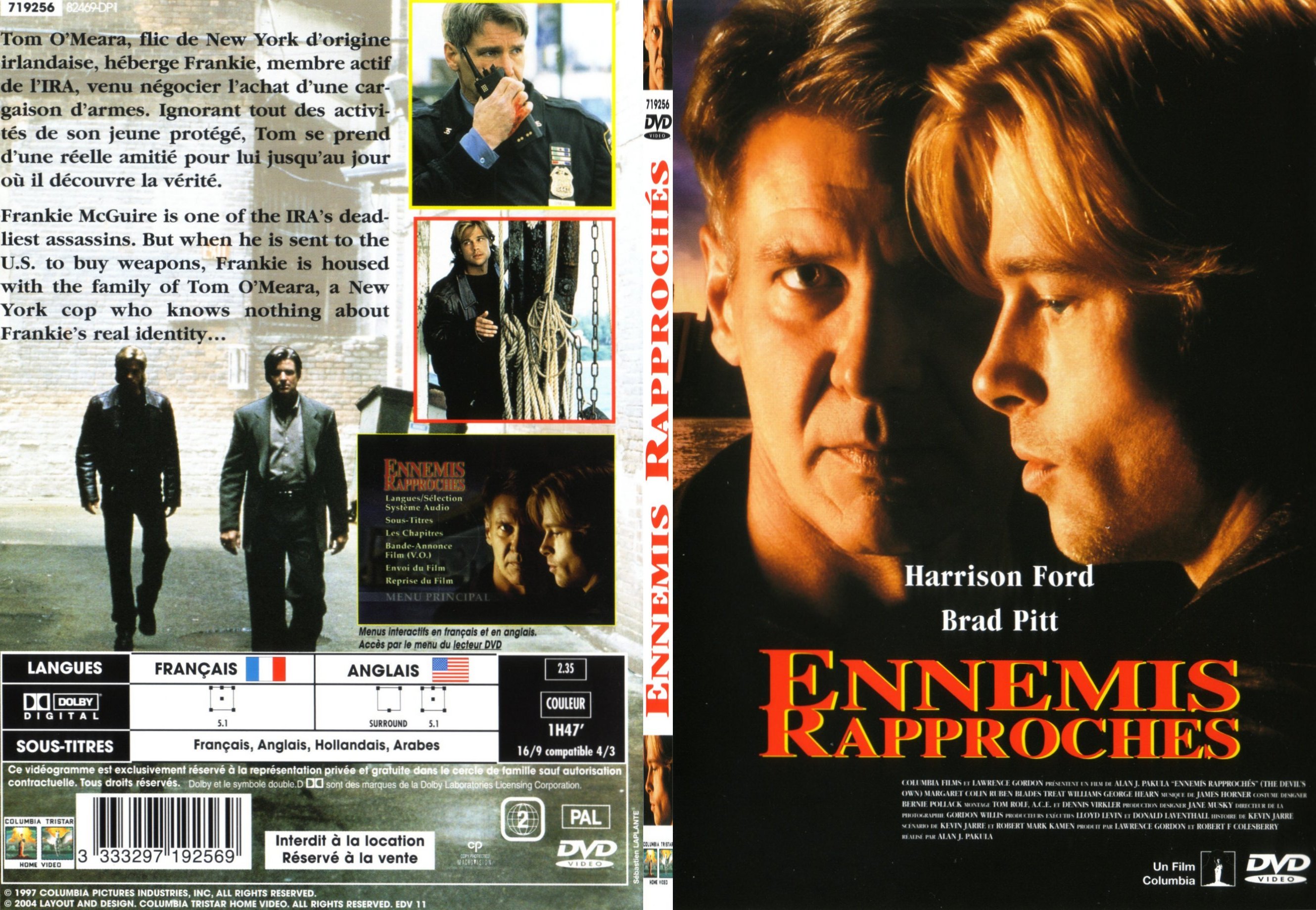 Jaquette DVD Ennemis rapproches - SLIM