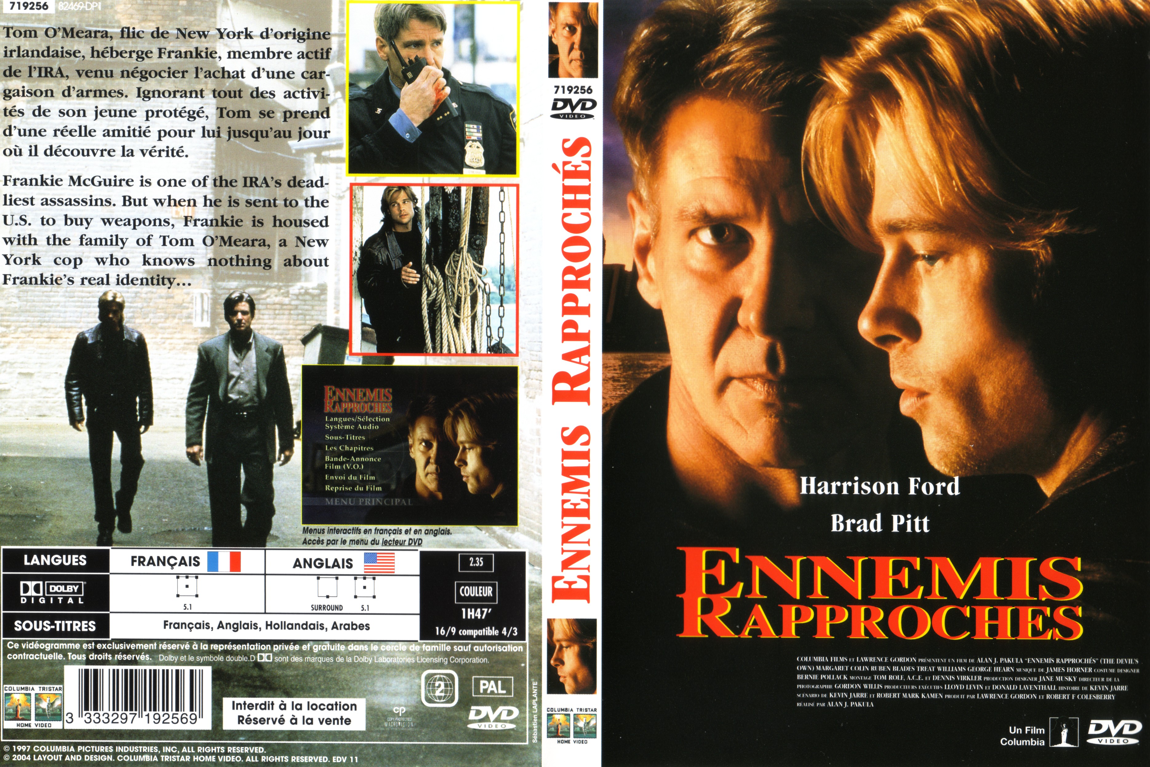 Jaquette DVD Ennemis rapprochs v2