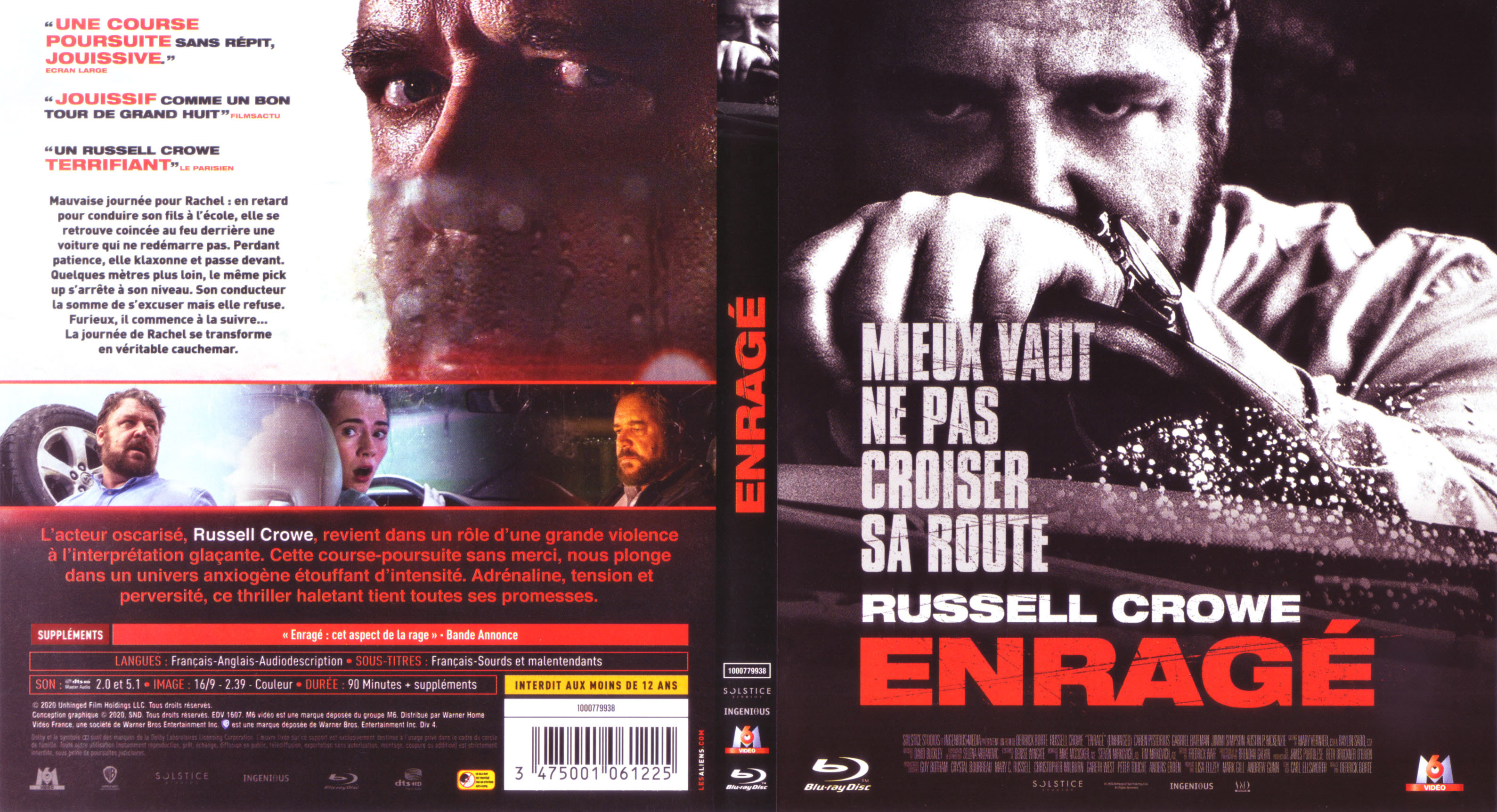 Jaquette DVD Enrag (BLU-RAY)