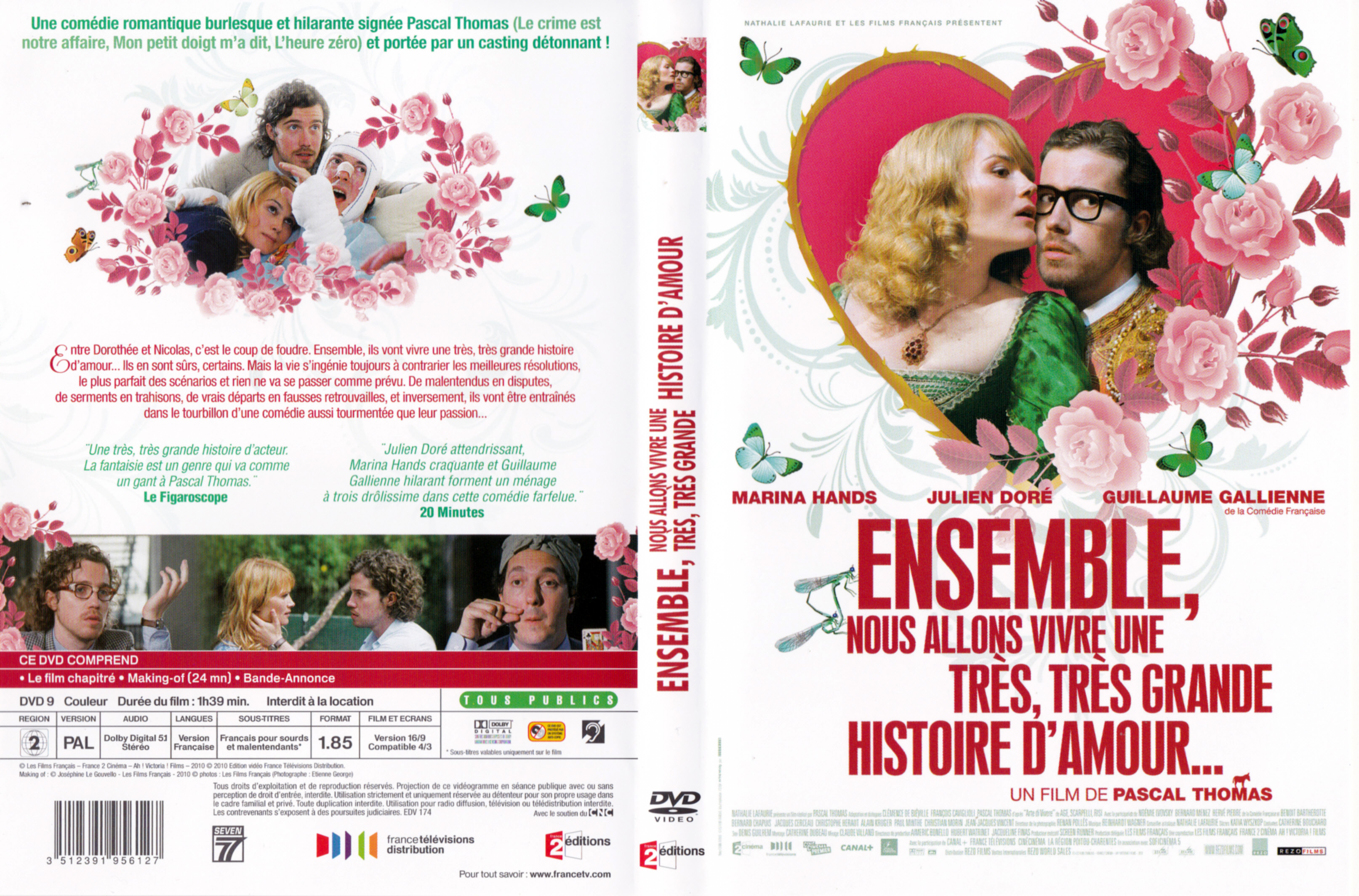 Jaquette DVD Ensemble, nous allons vivre une trs, trs grande histoire d