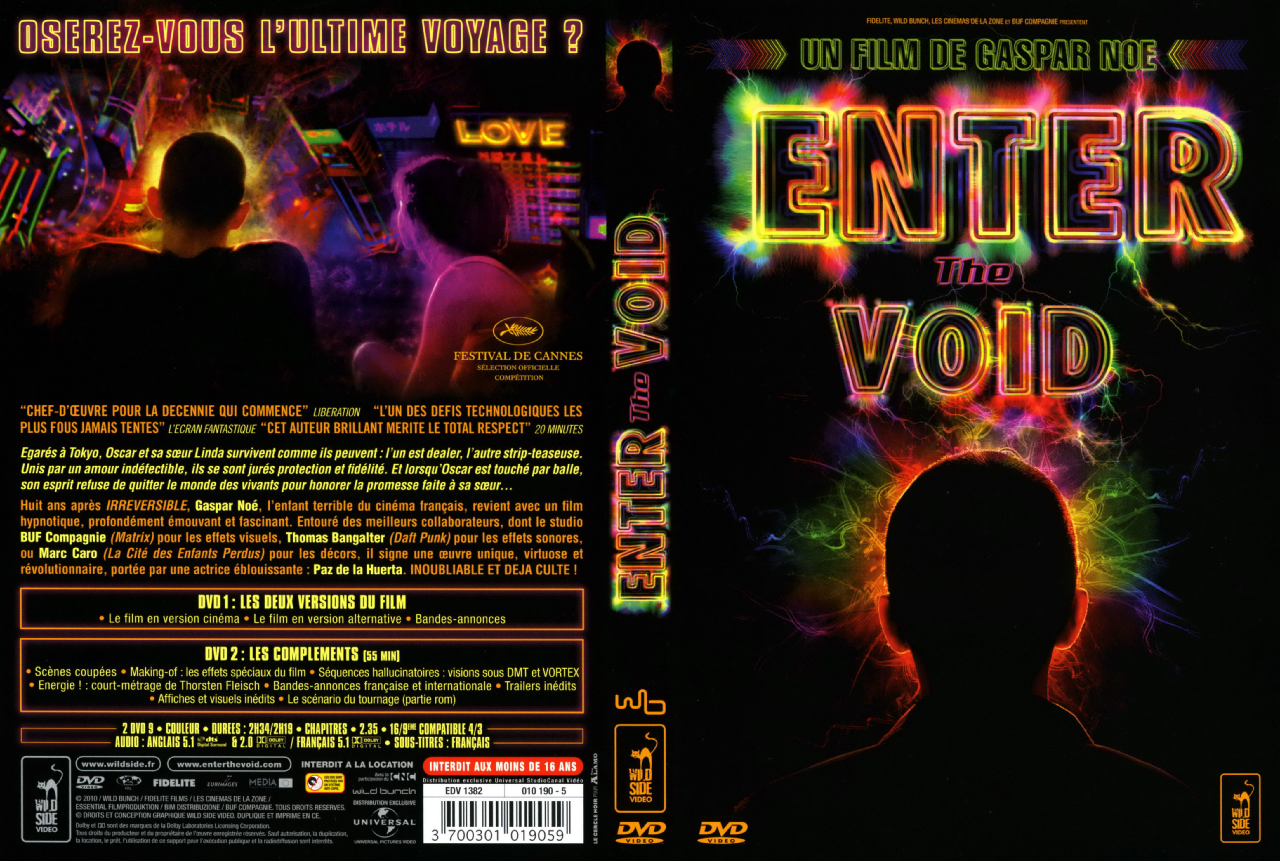 Jaquette DVD Enter the void