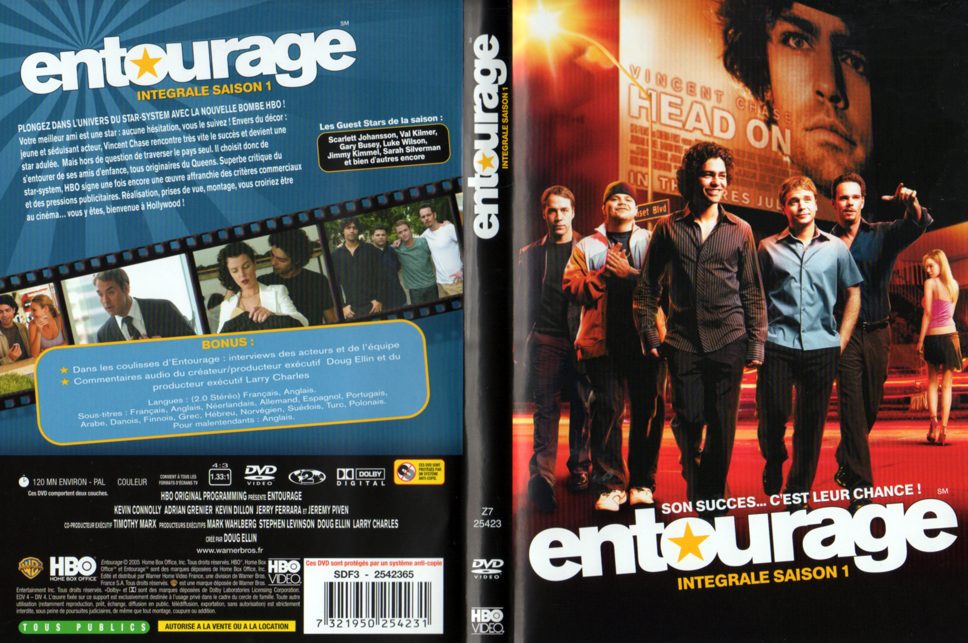 Jaquette DVD Entourage Saison 1