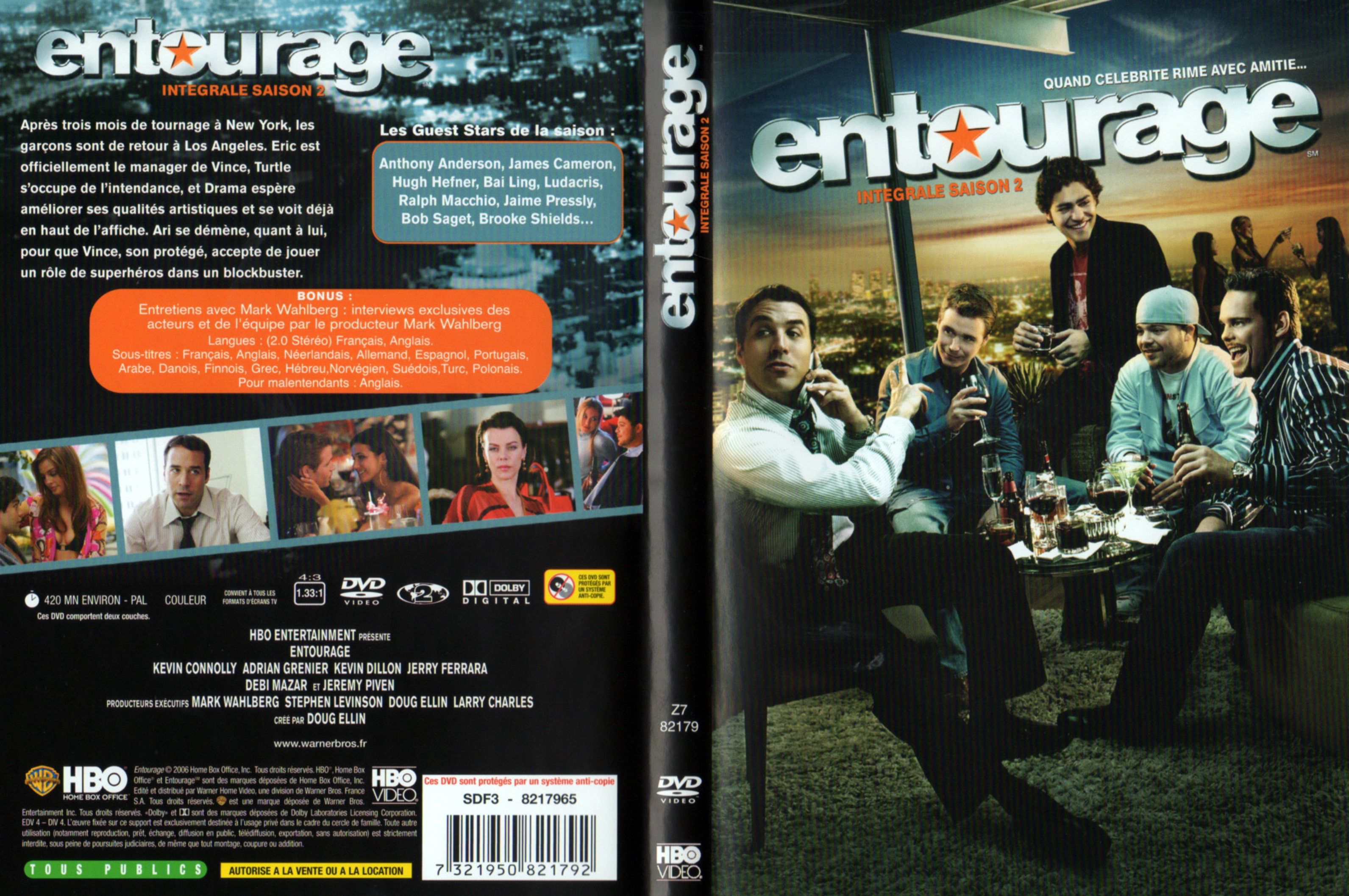 Jaquette DVD Entourage Saison 2