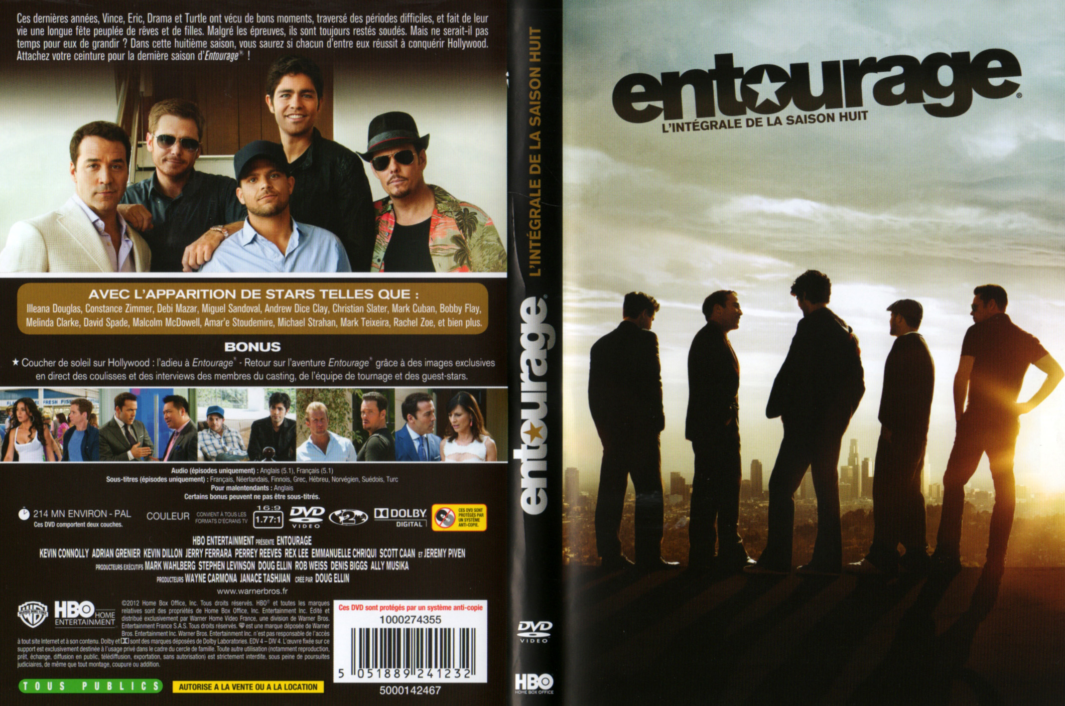 Jaquette DVD Entourage Saison 8