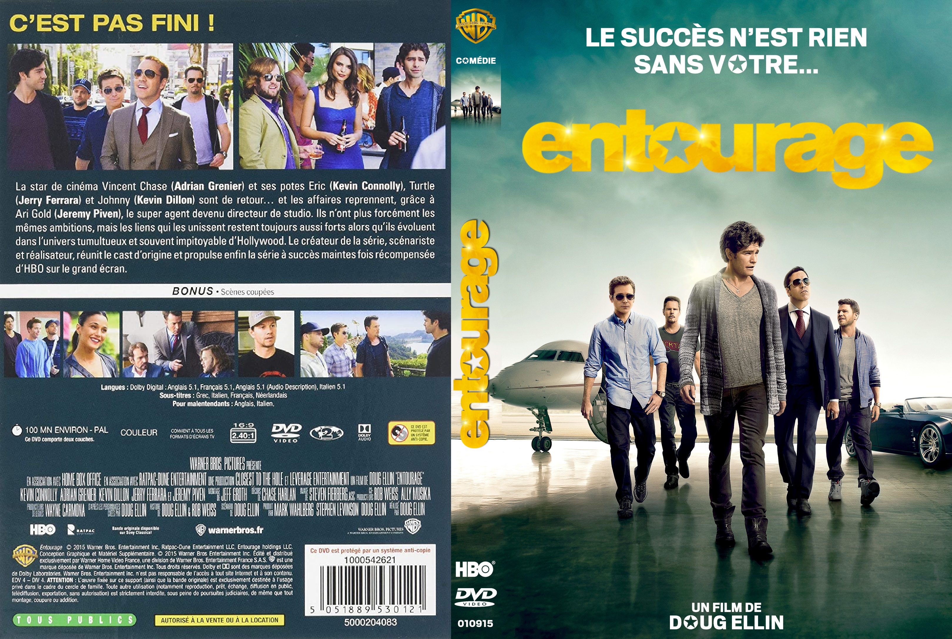 Jaquette DVD Entourage custom v2