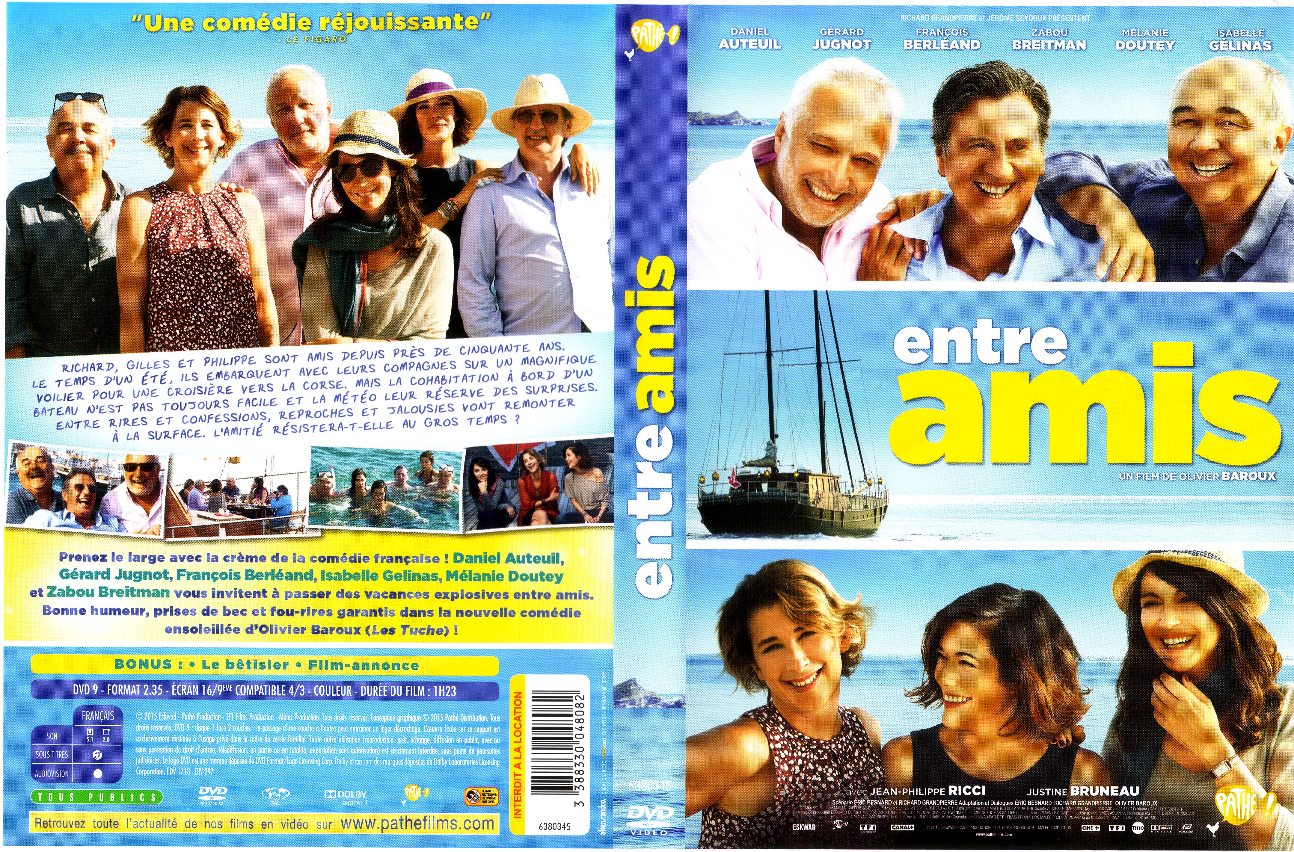 Jaquette DVD Entre amis