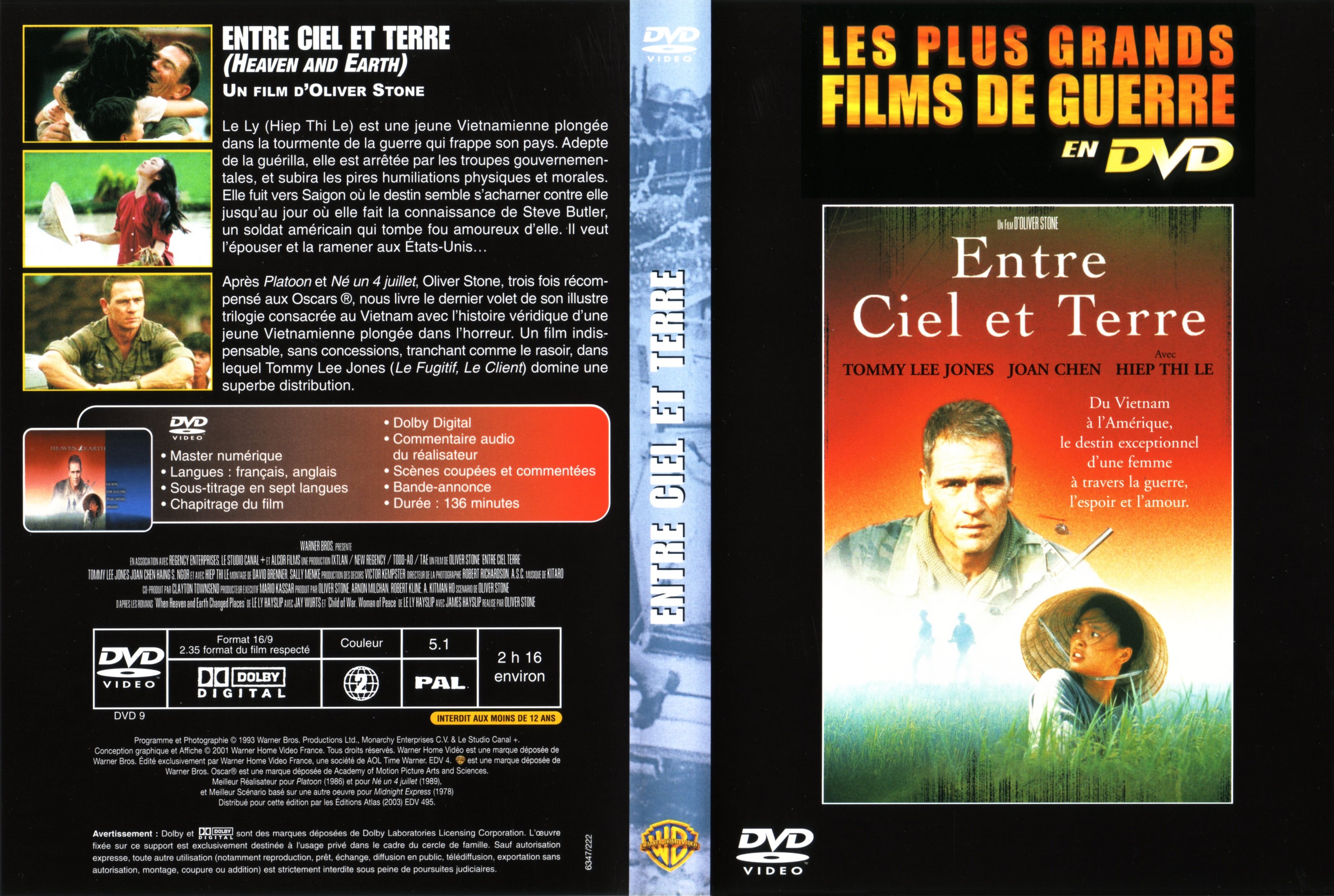 Jaquette DVD Entre ciel et terre