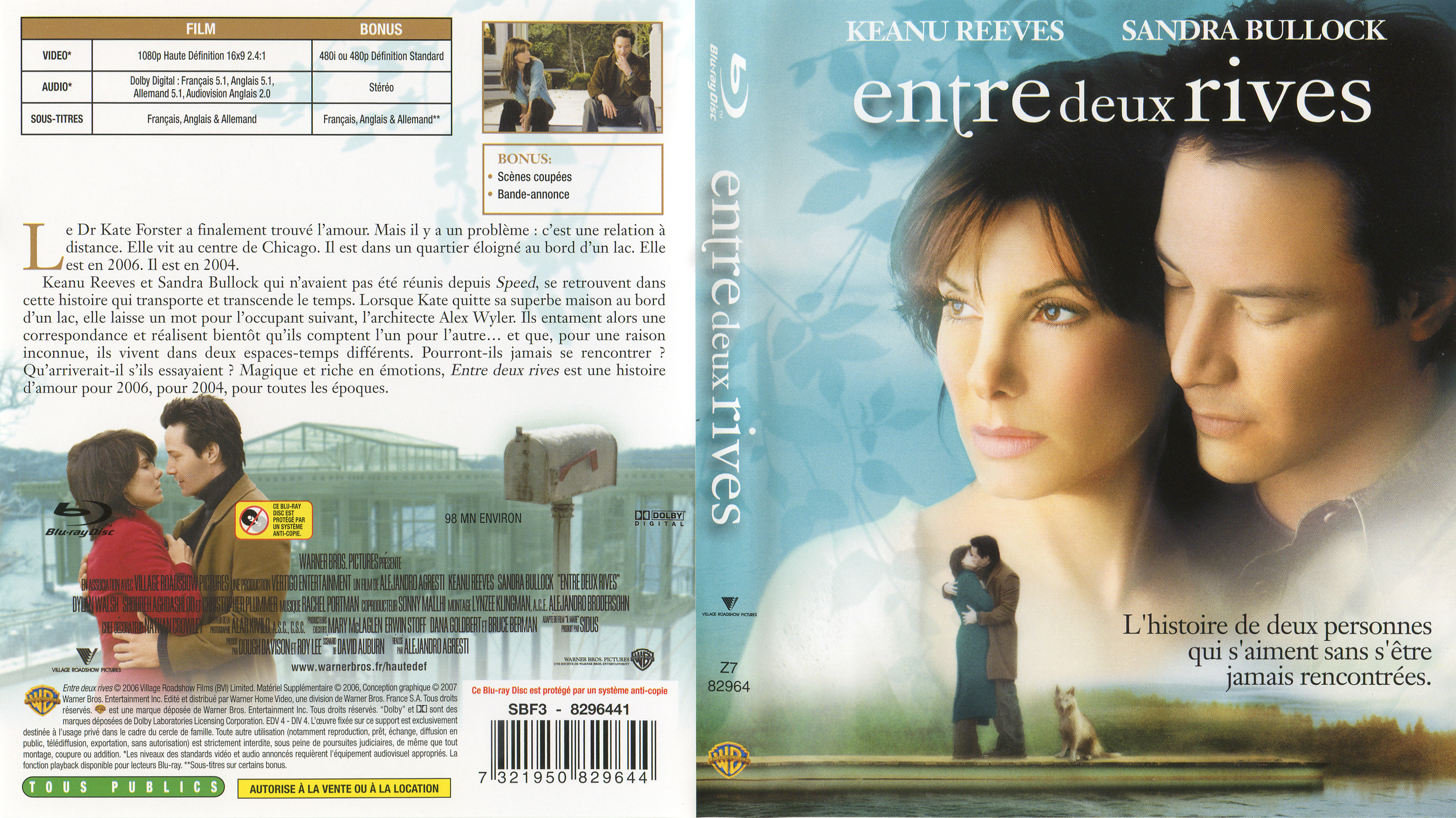 Jaquette DVD Entre deux rives (BLU-RAY)