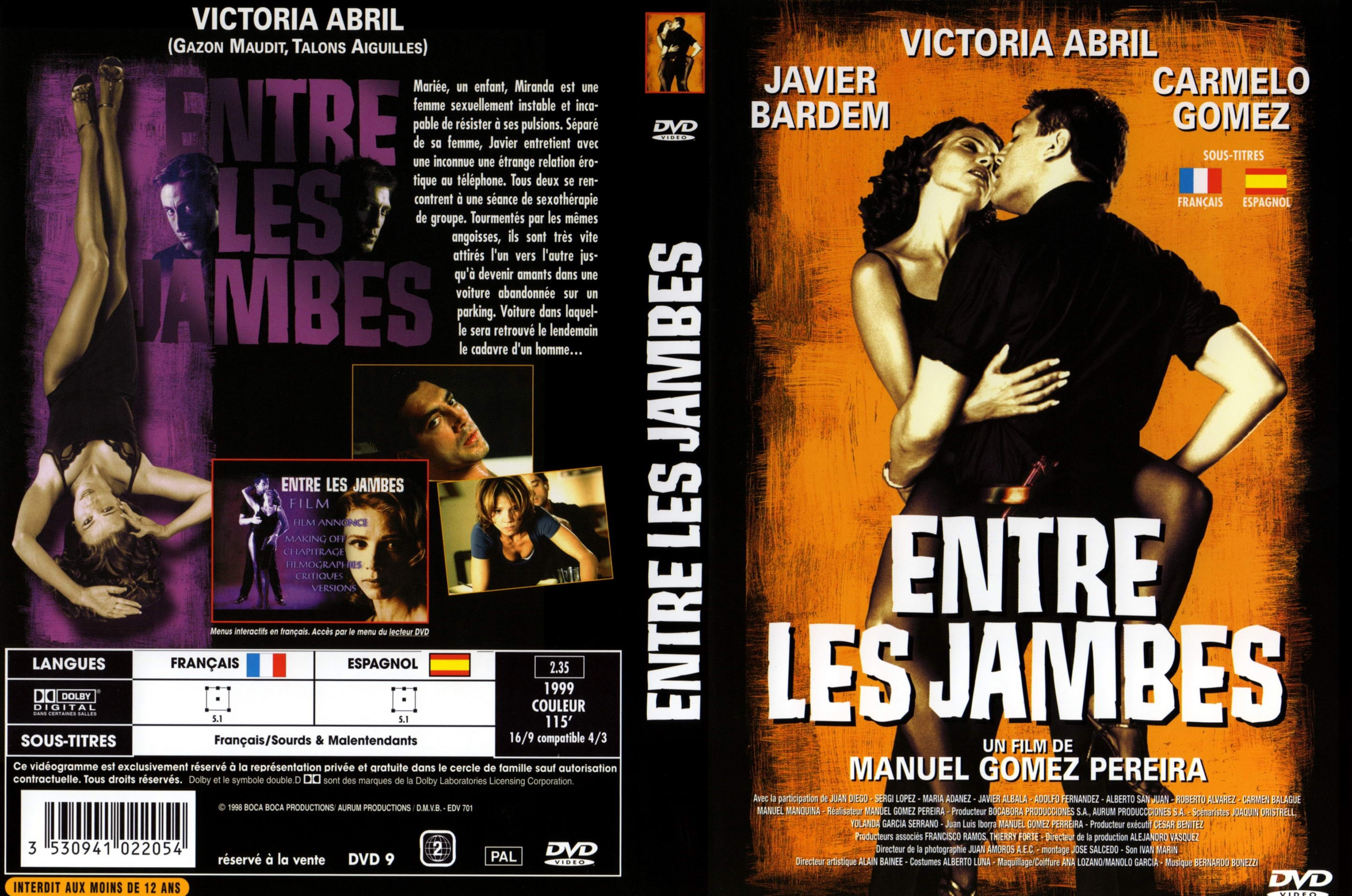 Jaquette DVD Entre les jambes