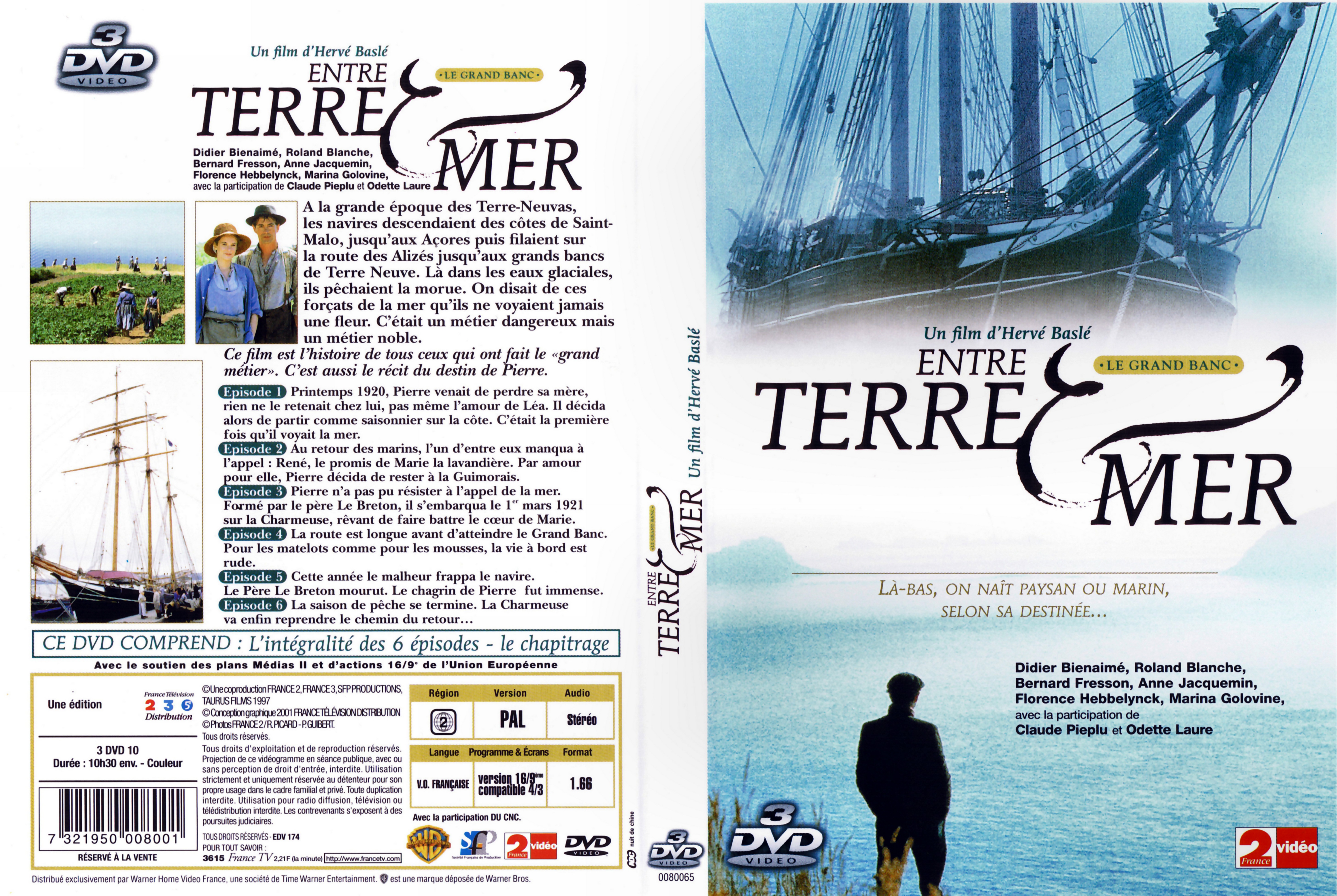 Jaquette DVD Entre terre et mer