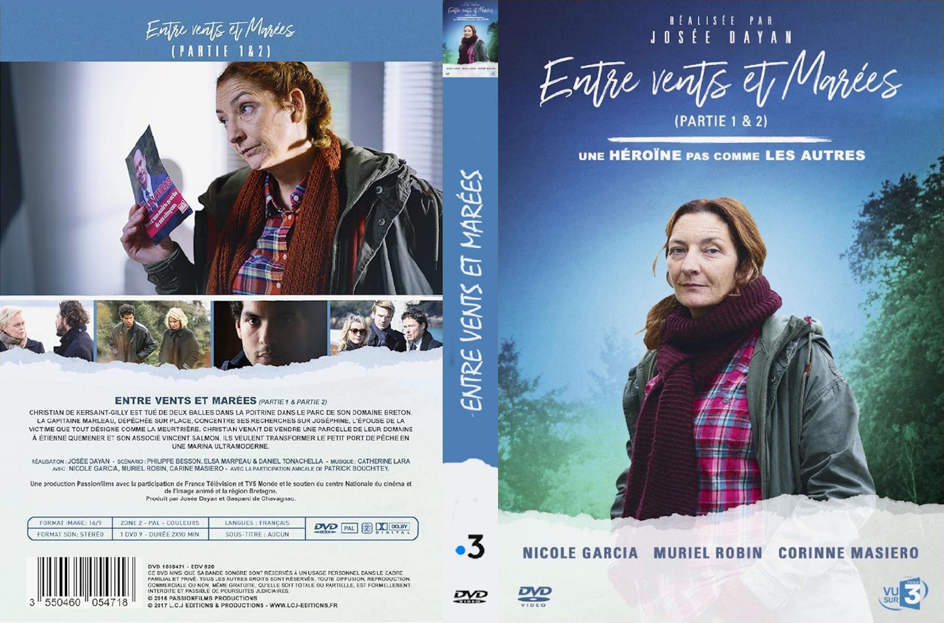 Jaquette DVD Entre vents et mar�es custom