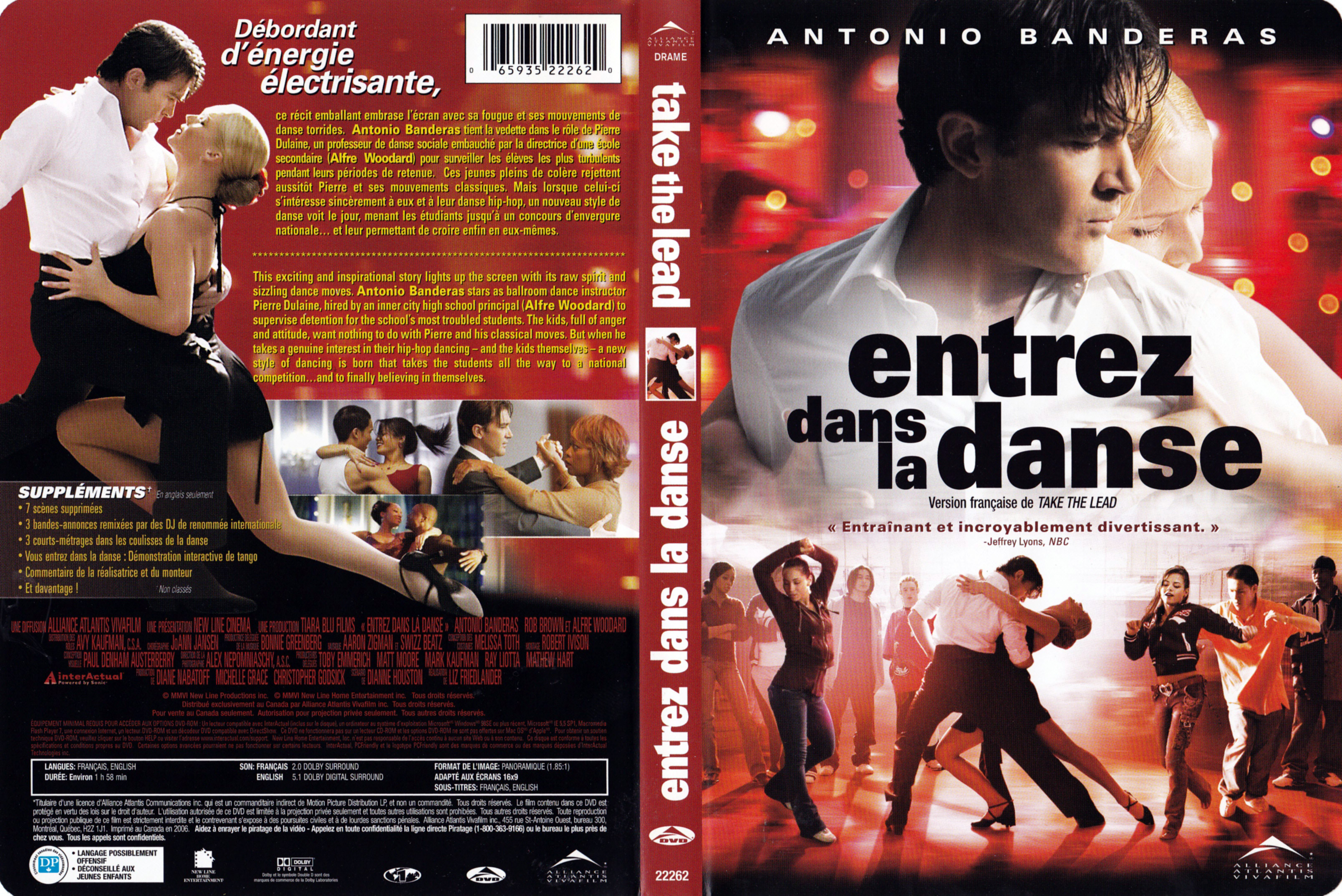 Jaquette DVD Entrez dans la danse (Canadienne)