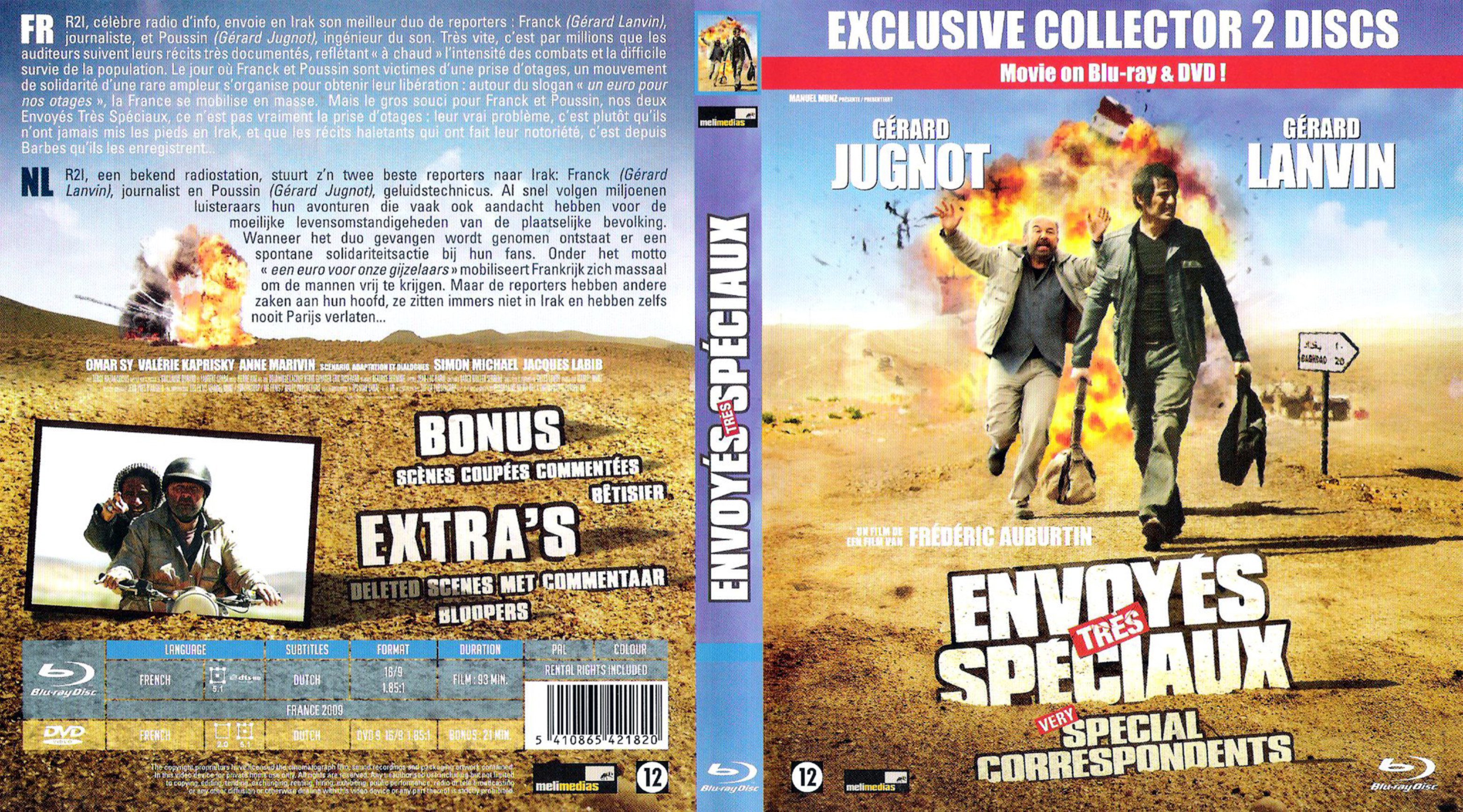 Jaquette DVD Envoys trs spciaux (BLU-RAY)