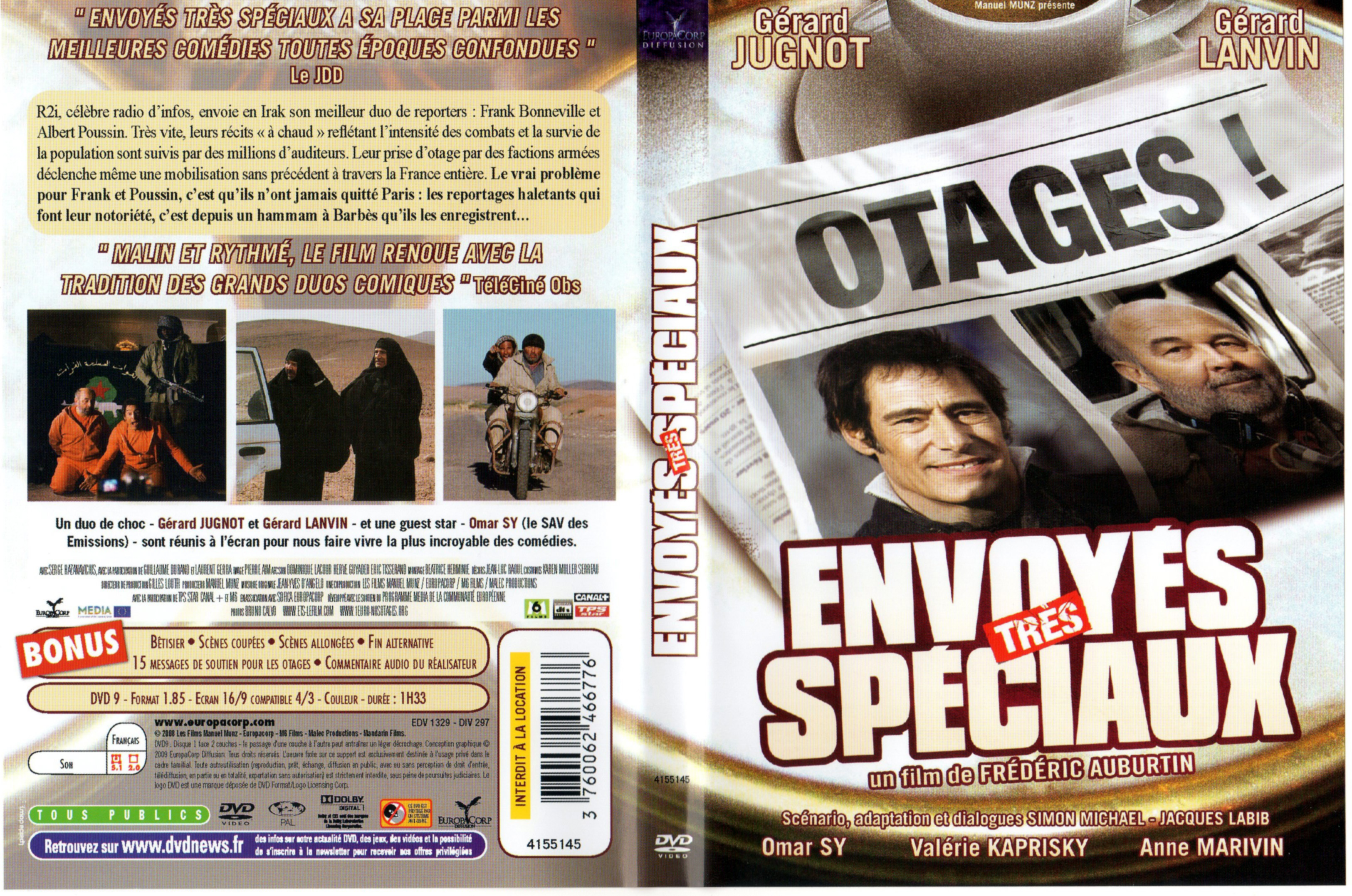 Jaquette DVD Envoys trs spciaux v2