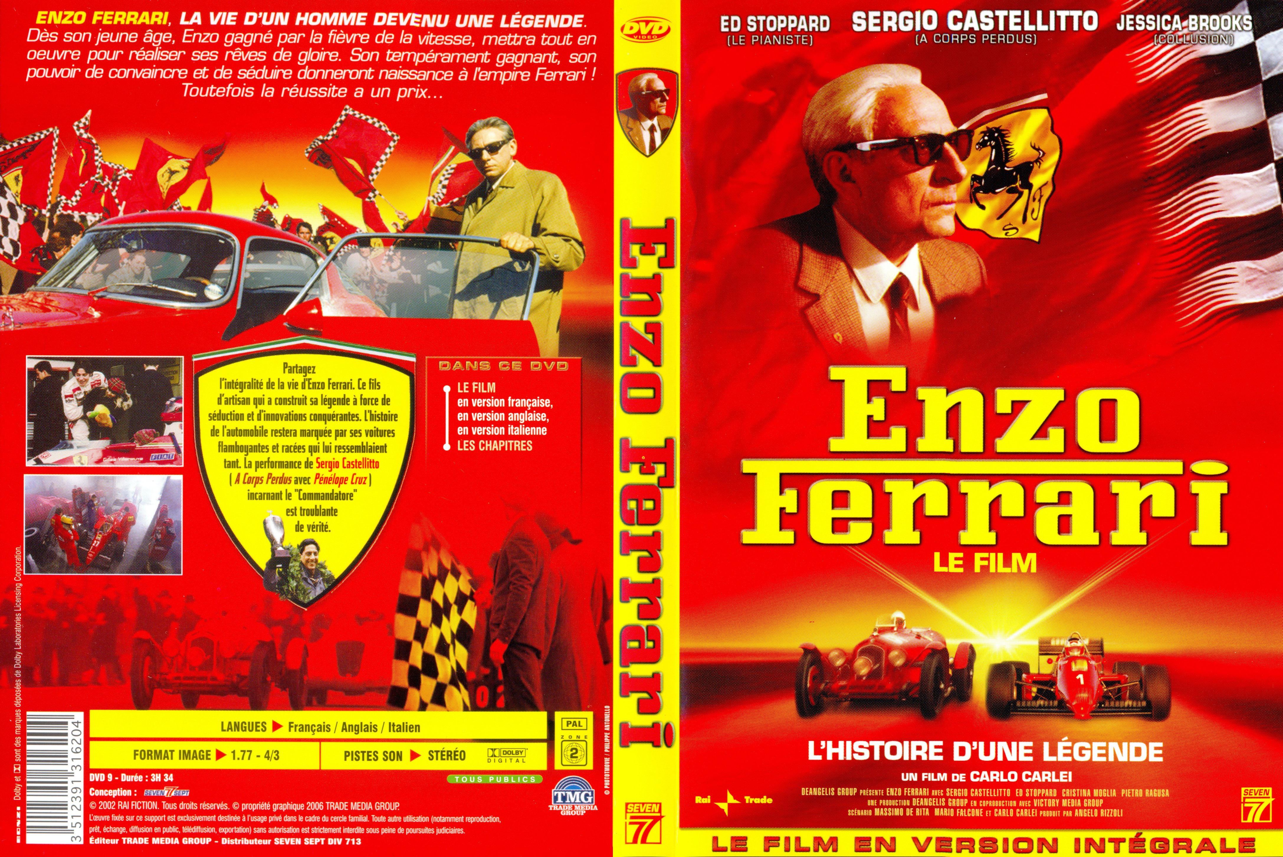 Jaquette DVD Enzo Ferrari le film