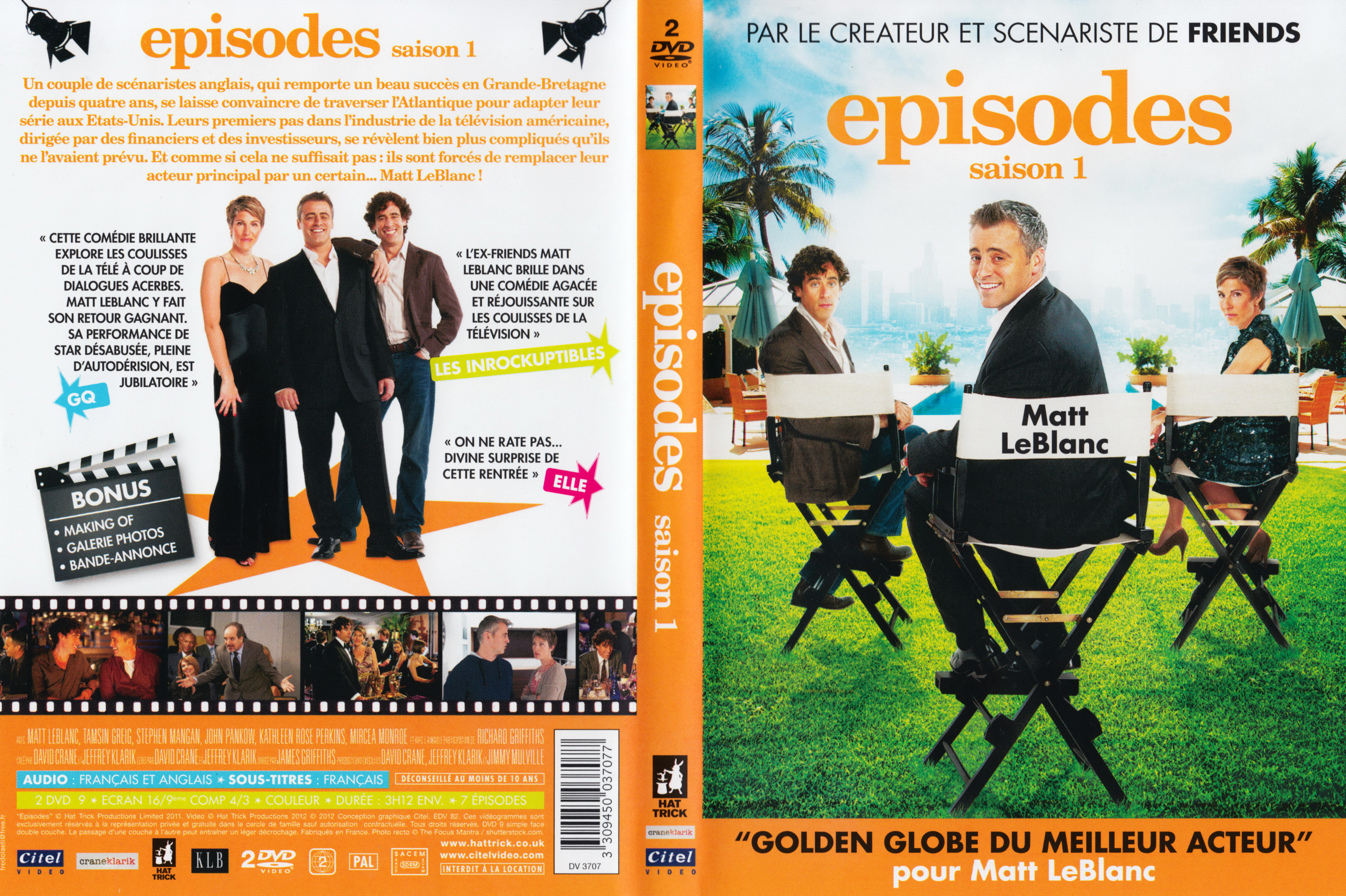 Jaquette DVD Episodes Saison 1