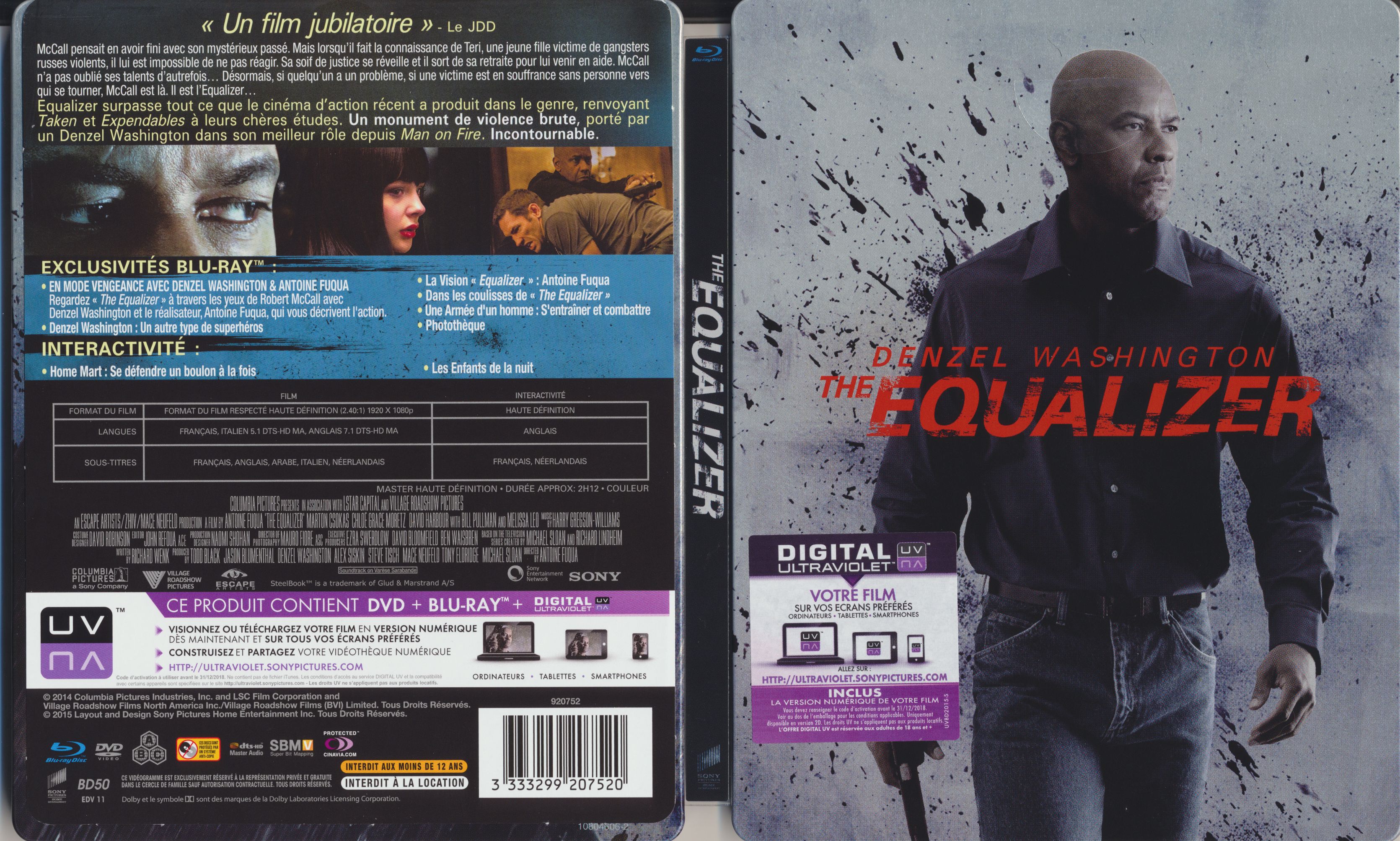 Jaquette DVD Equalizer (BLU-RAY)