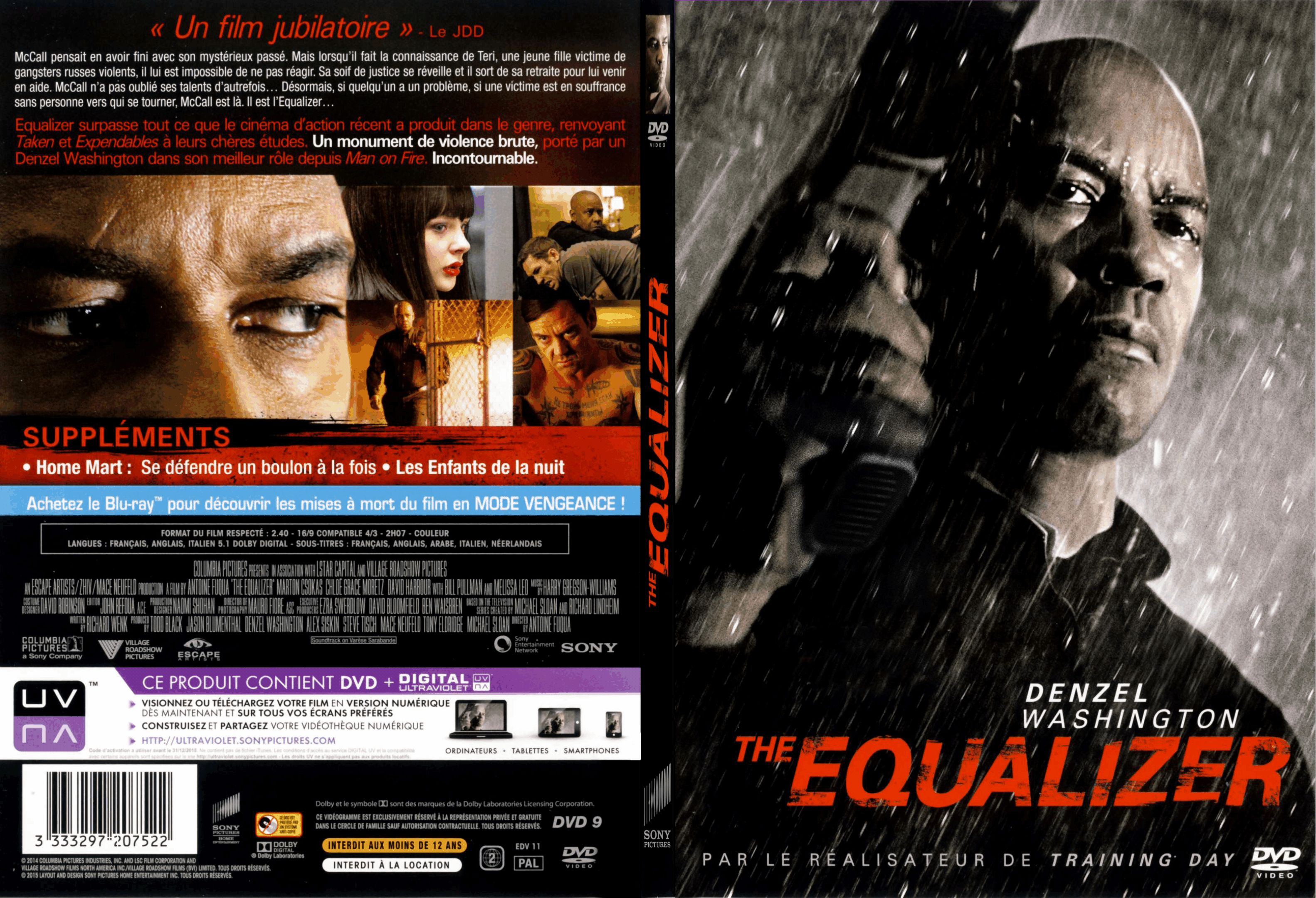 Jaquette DVD Equalizer - SLIM