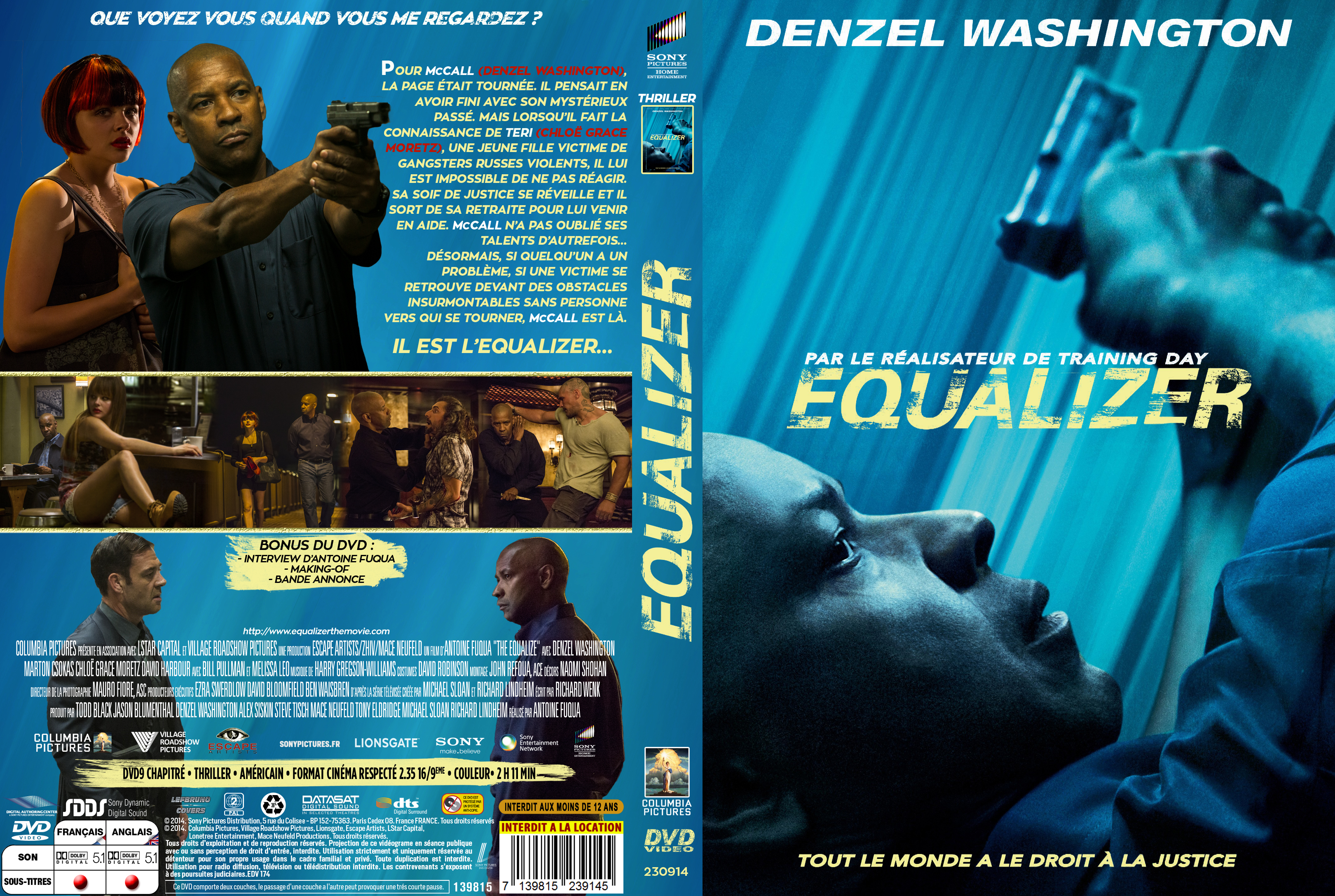 Jaquette DVD Equalizer custom