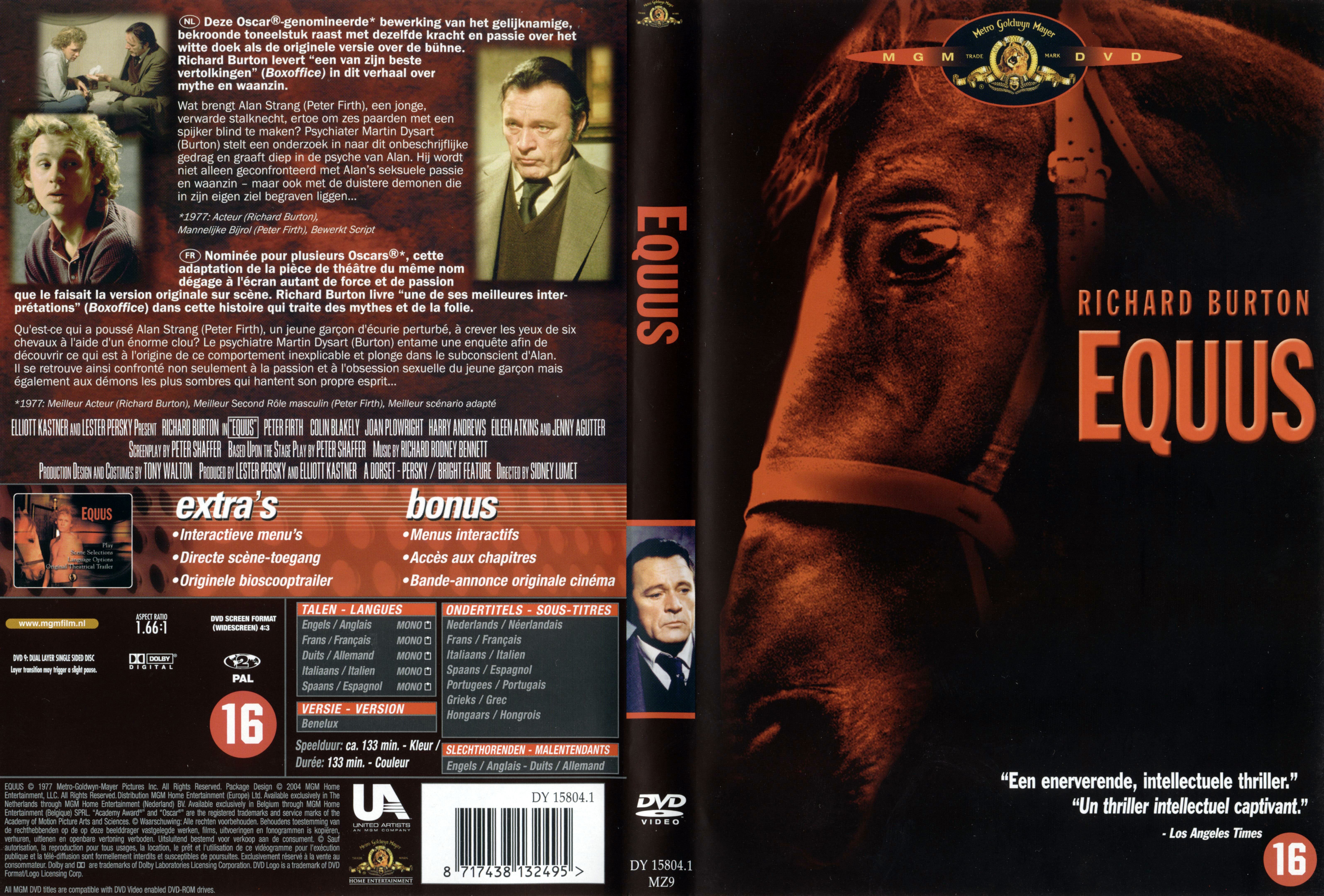 Jaquette DVD Equus