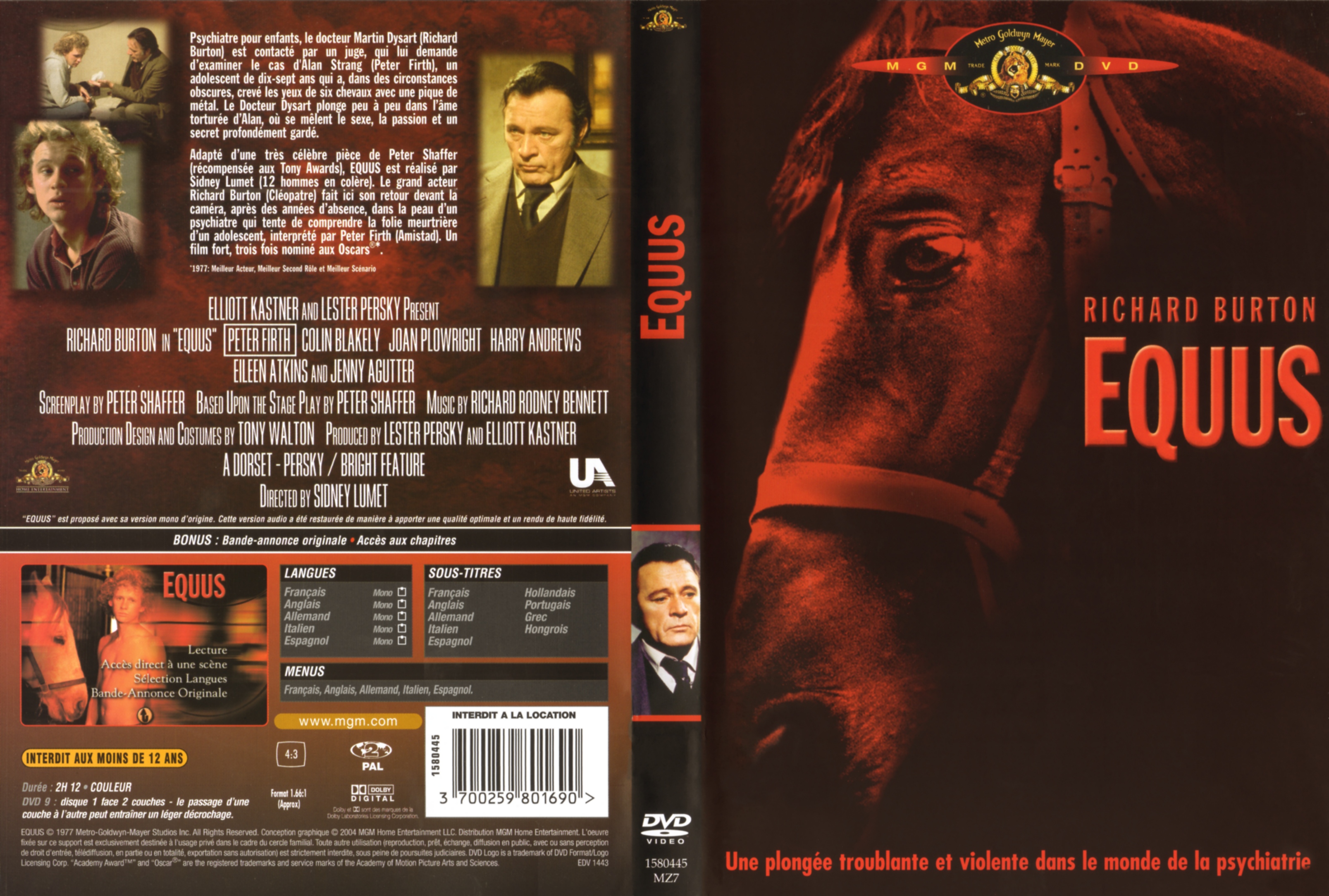 Jaquette DVD Equus v2